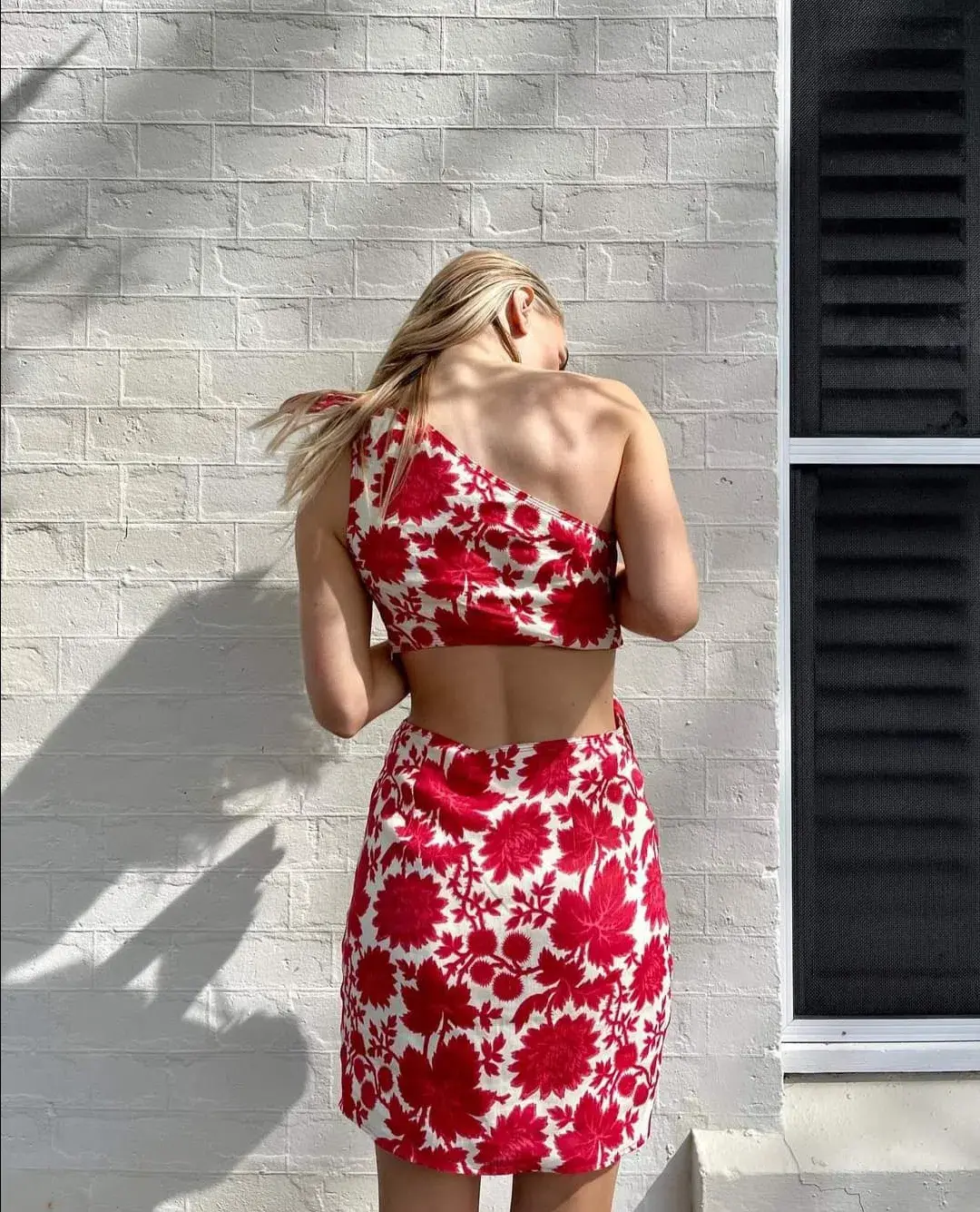 Sir The Label Cinta Cut Out Mini Dress Valentina Floral Print Size 2 / AU 10 for rent on The Volte - main image