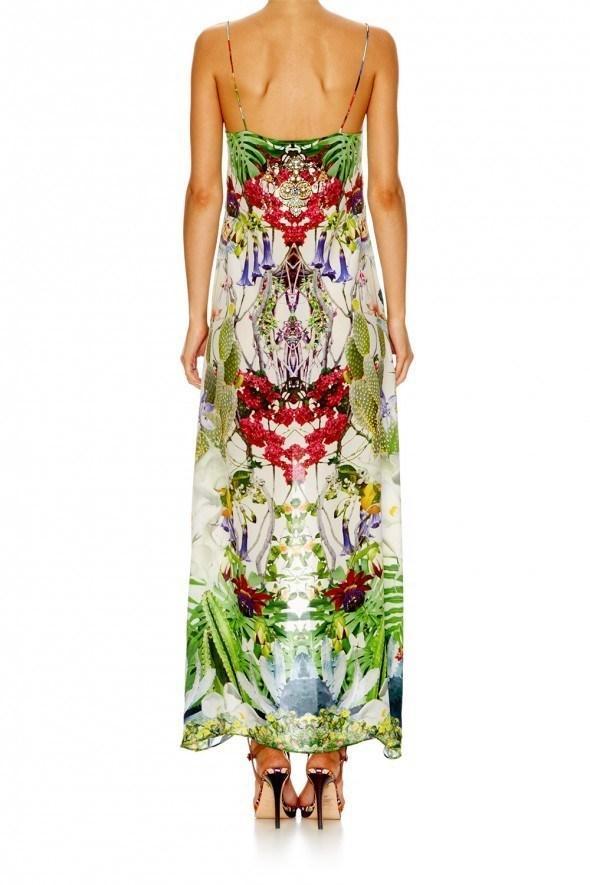 Camilla Exotic Hypnotic Shoestring Double Layer Dress Size 8 - Image 4