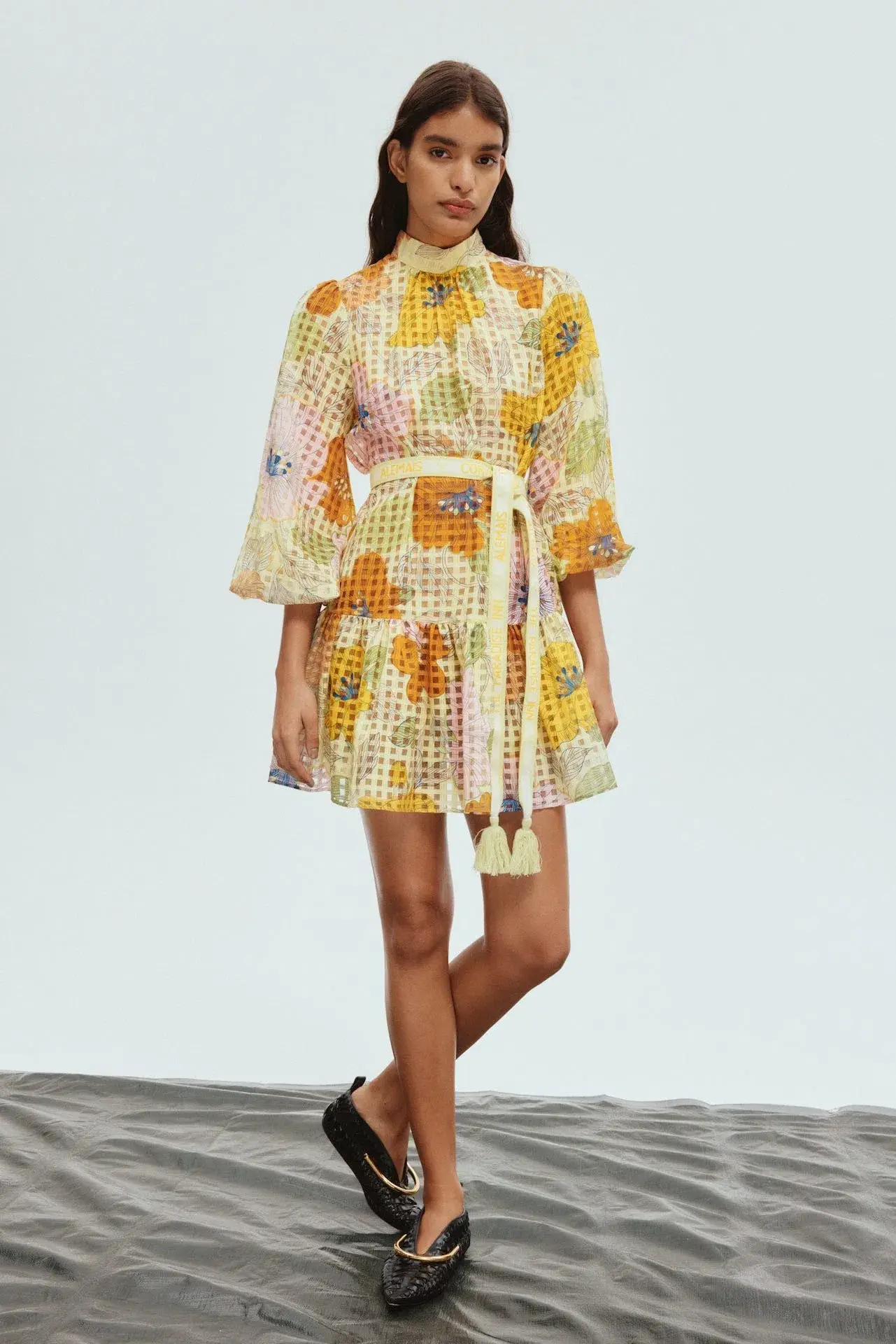 Alemais Agalia Mini Dress Floral Size 6 - Image 1