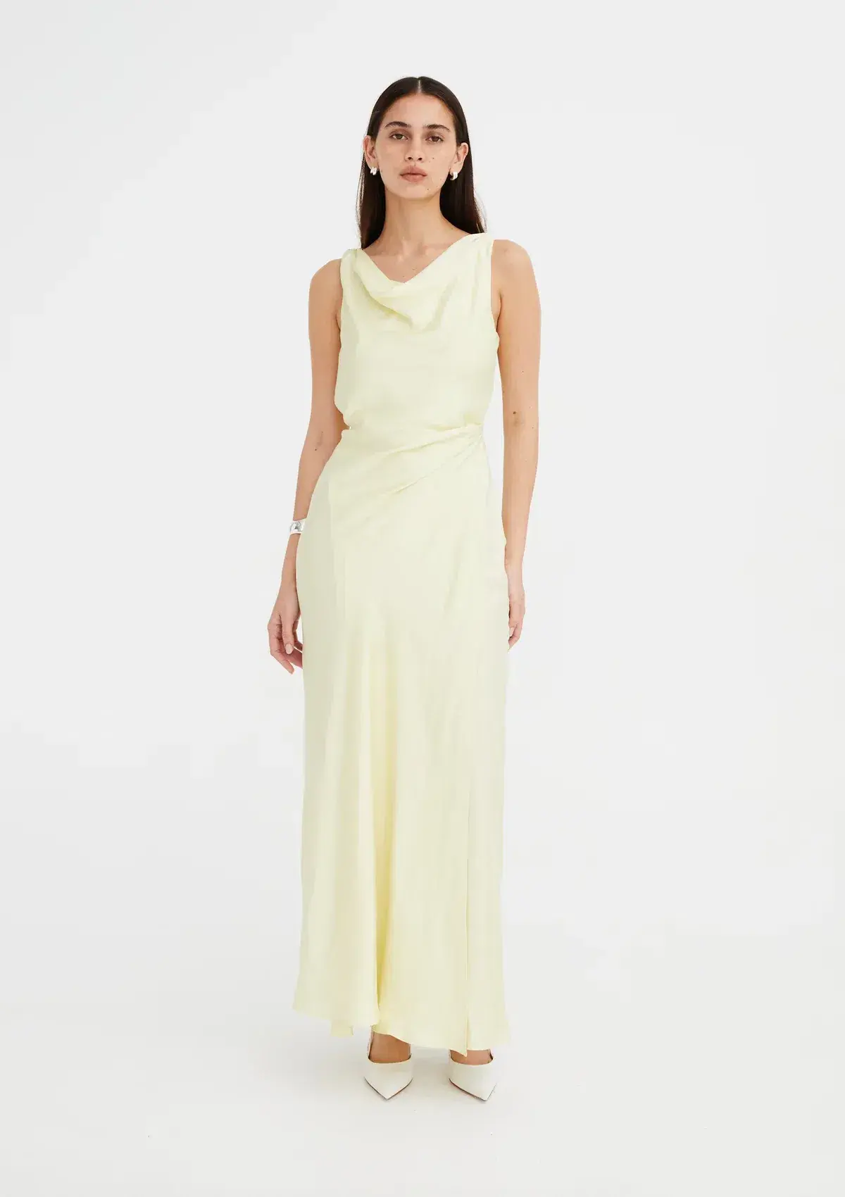 Jillian Boustred Vikki Dress in Lemon Size 1 / AU 8 - Image 1