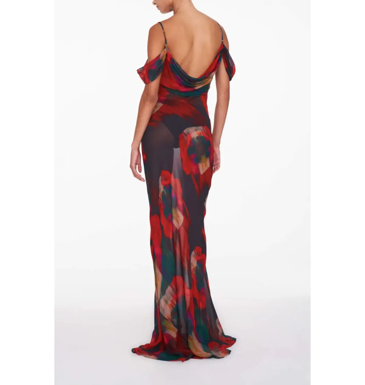 Rat & Boa Adriana Dress in Abstract Floral Print Size Small / AU 8  - Image 3