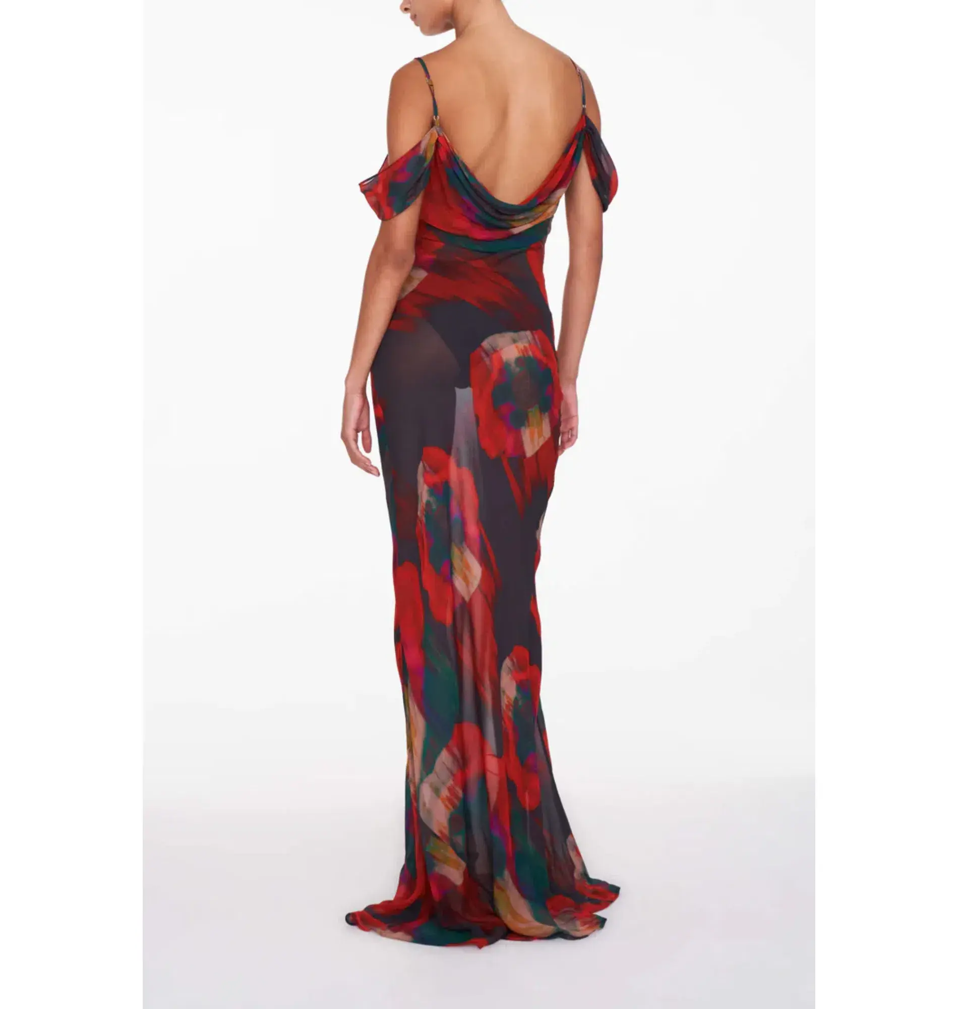 Rat & Boa Adriana Dress in Abstract Floral Print Size Small / AU 8  - Image 3