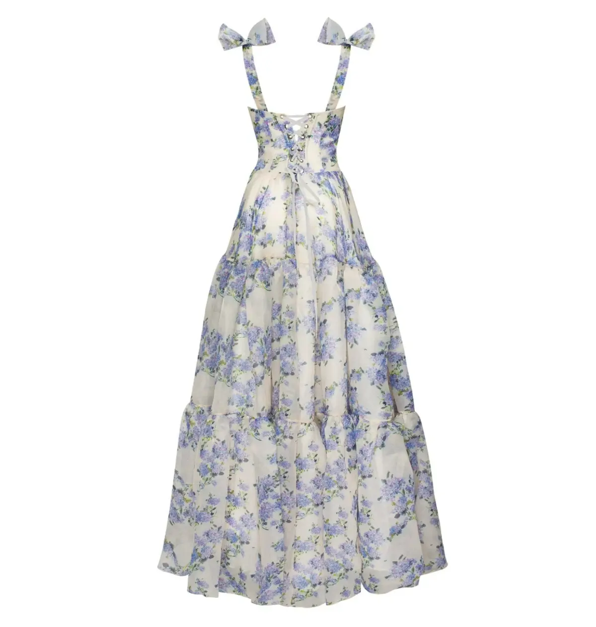 Milla Milla Hydrangea Tender Floral Maxi Tie-strap Dress Size Small / AU 8 - Image 5
