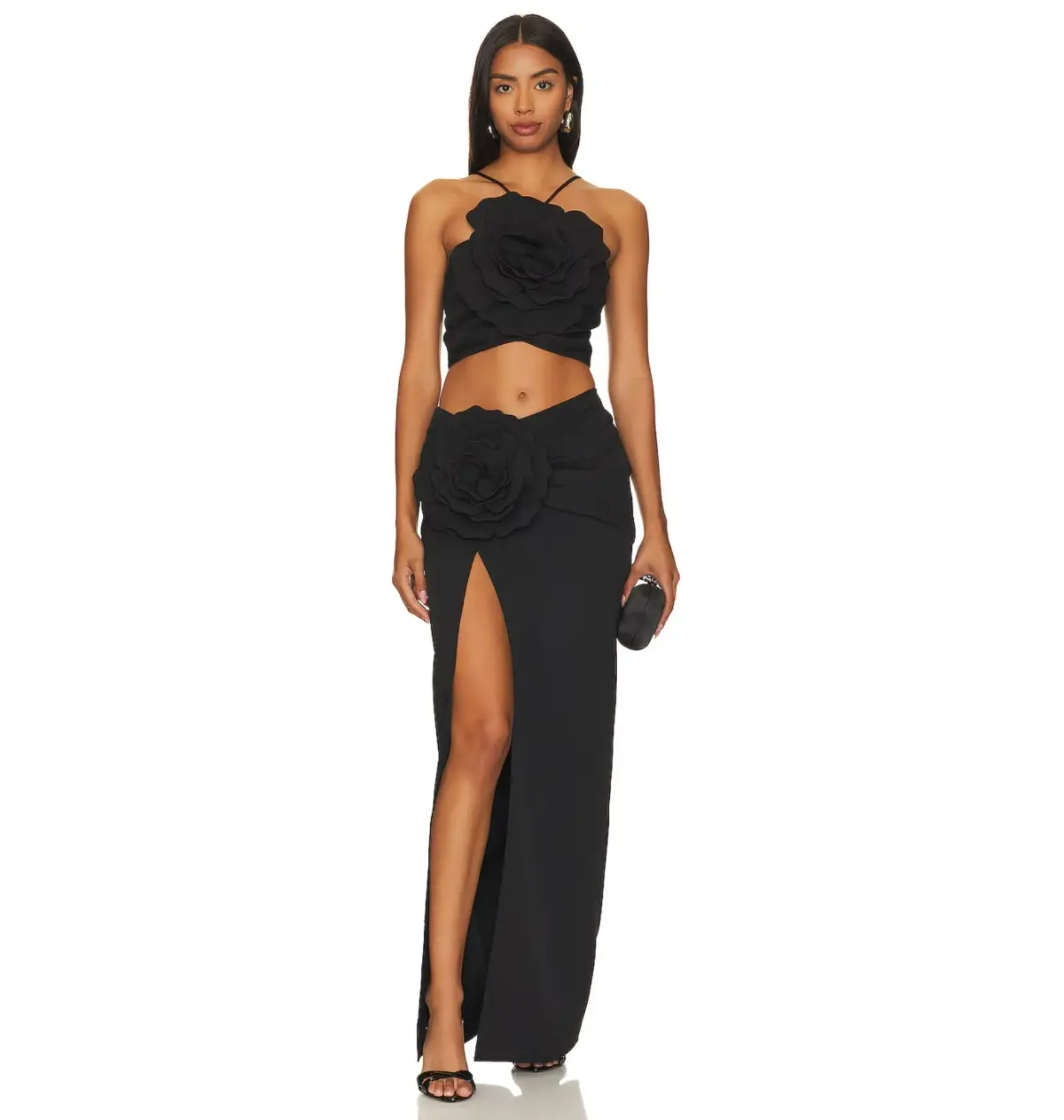 Lovers + Friends Artemis Gown in Black Size AU 6 - Image 1
