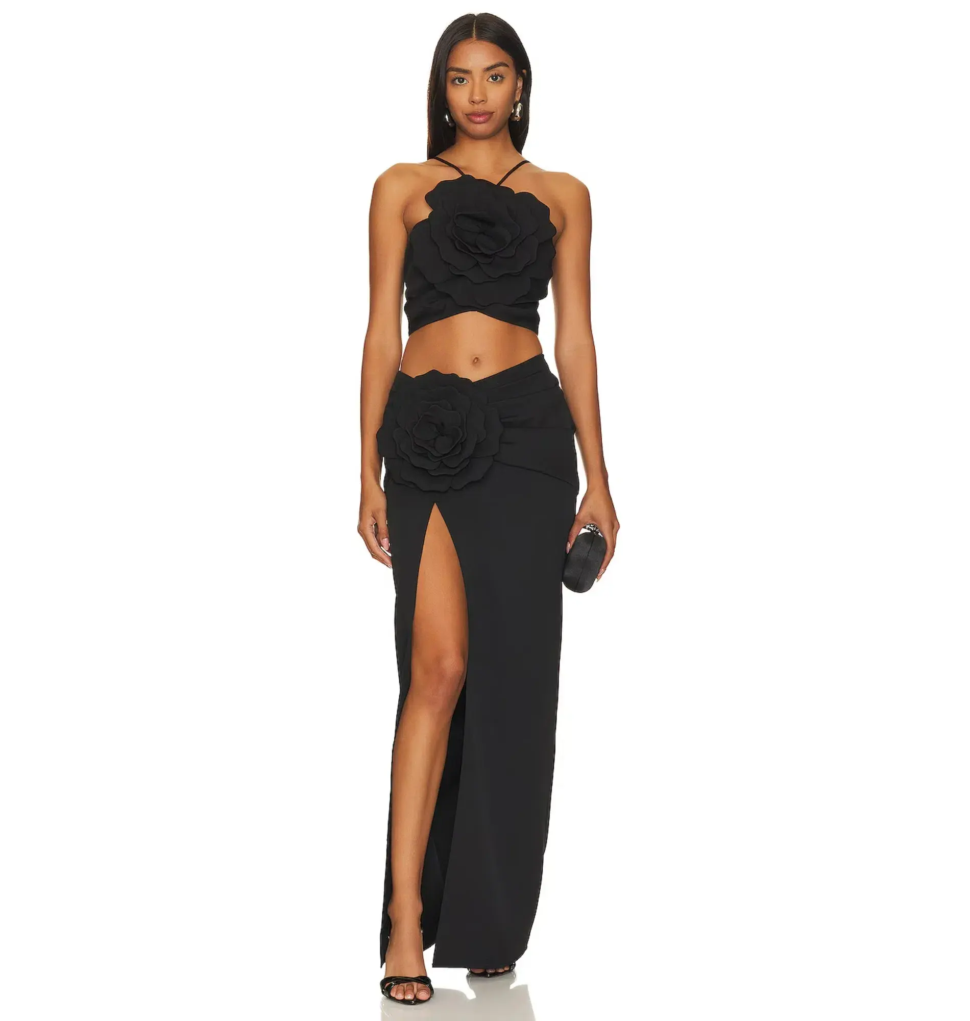 Lovers + Friends Artemis Gown in Black Size AU 6 - Image 1