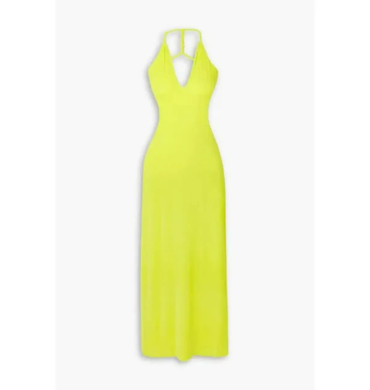Dion Lee Rope-trimmed Open-back Cady Midi Dress in Yellow Size AU 6  - Image 5