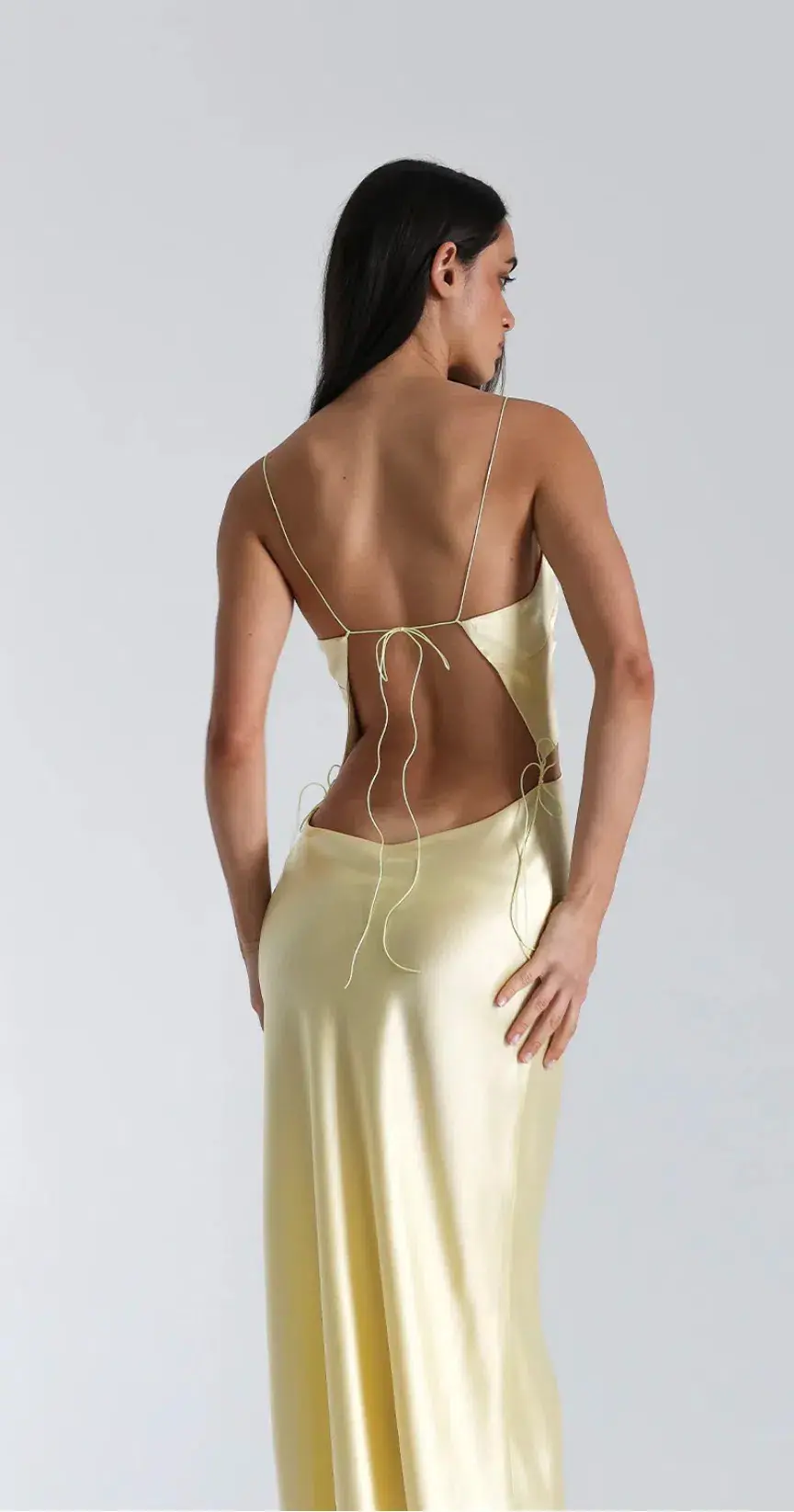 Natalie Rolt Iris Dress in Lemon Size 1 / Size AU 8 - Image 3