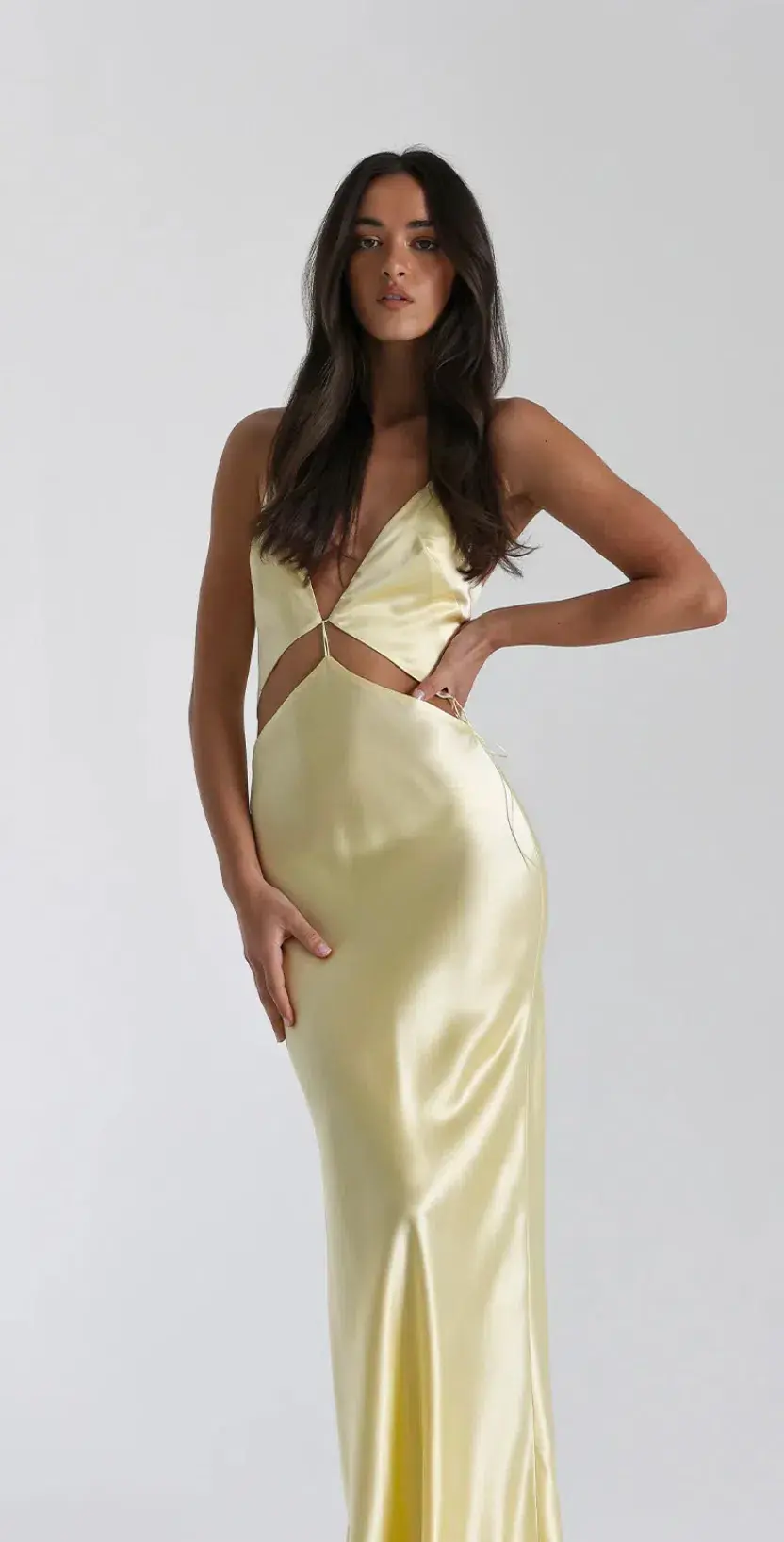 Natalie Rolt Iris Dress in Lemon Size 1 / Size AU 8 - Image 1