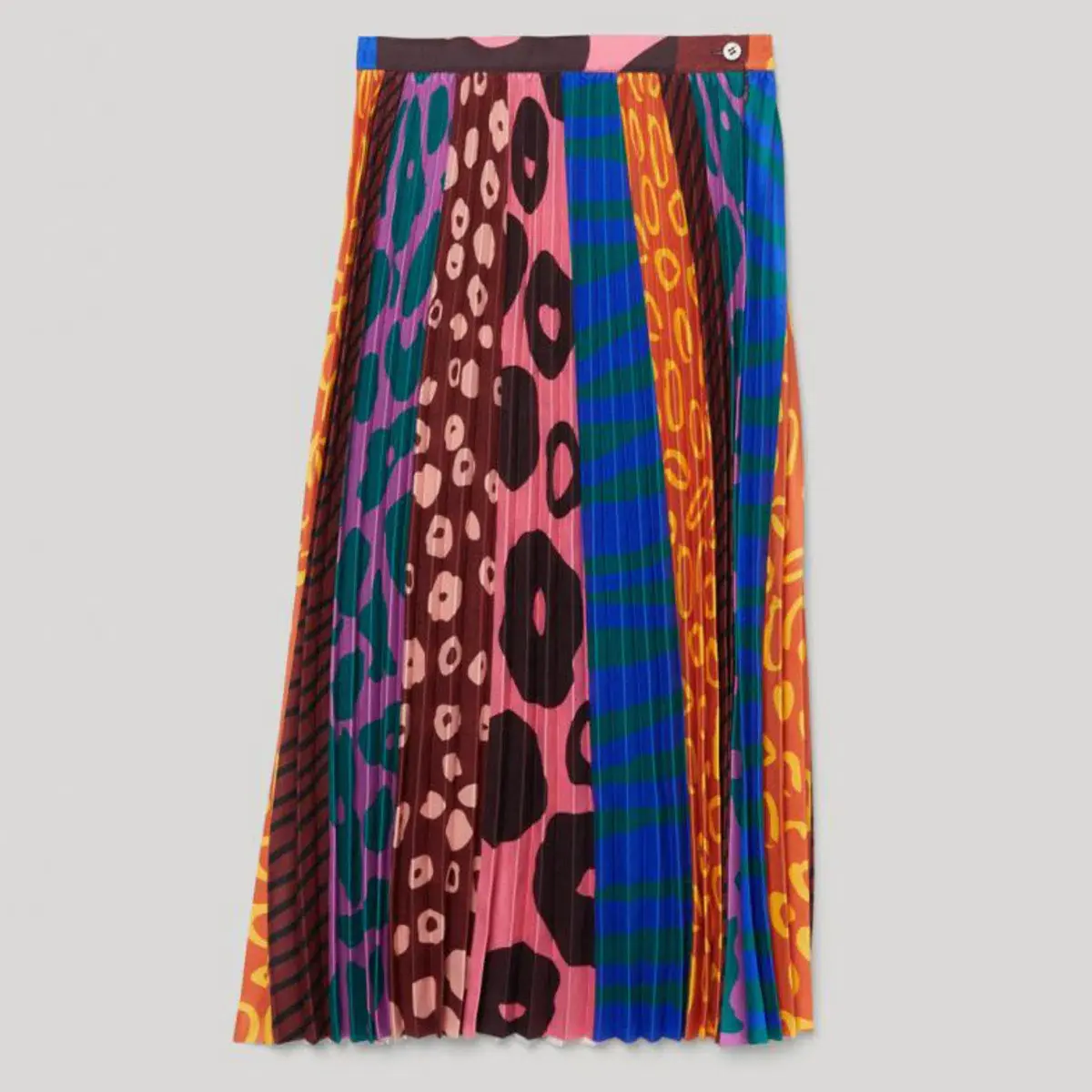 GORMAN Walk It Pleated Skirt multicolour size 6 - Image 6