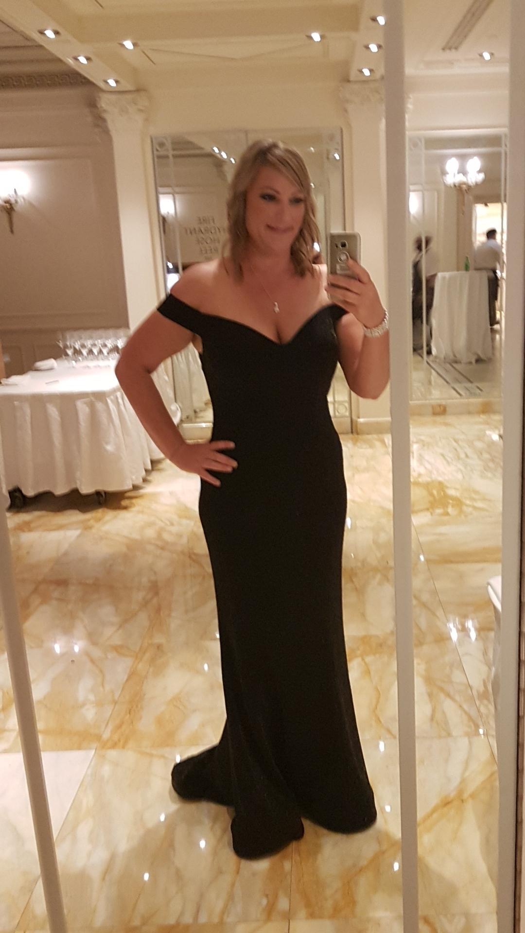 Bianca & bridgett Black ball gown size 12 - Image 2
