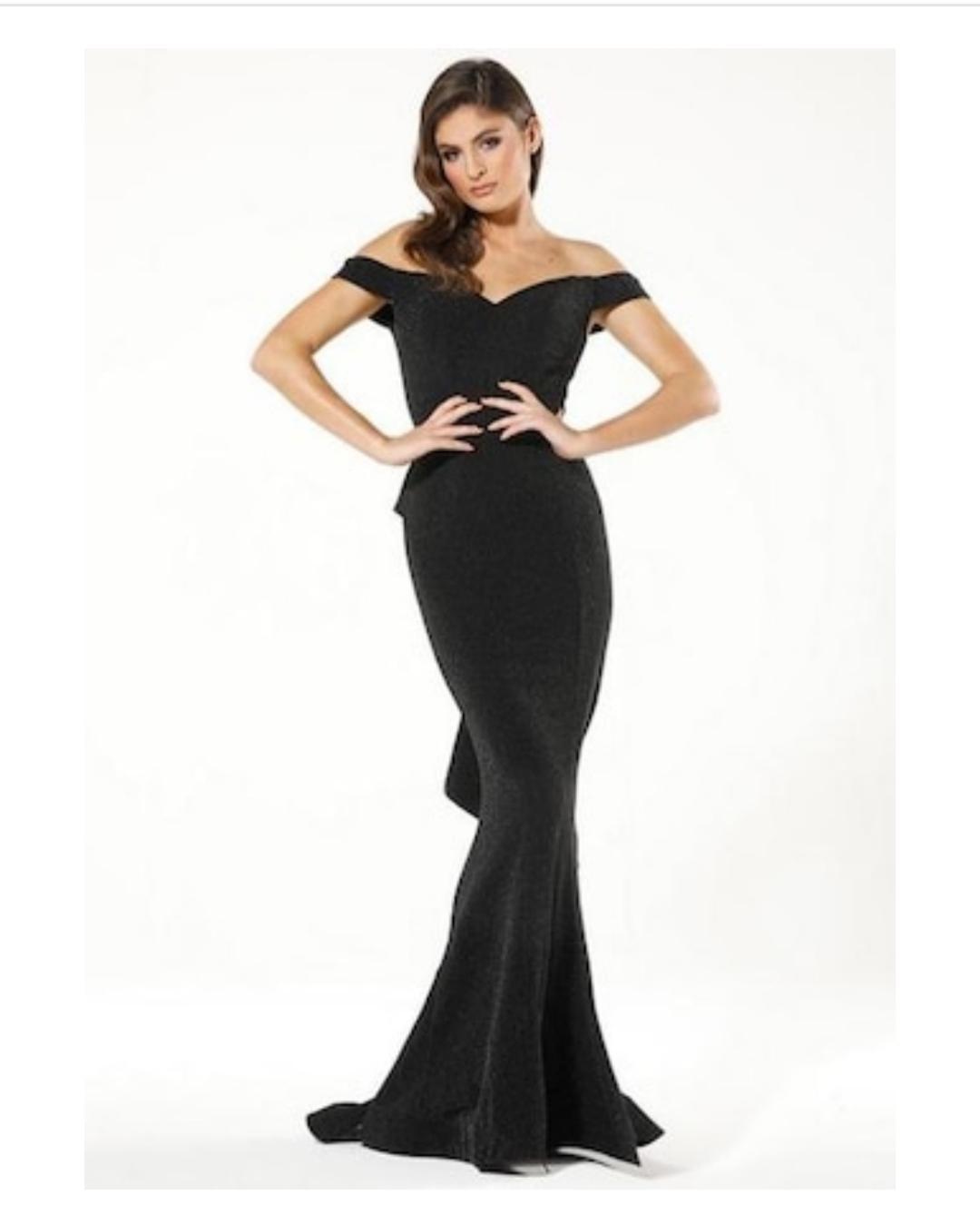 Bianca & bridgett Black ball gown size 12 - Image 1