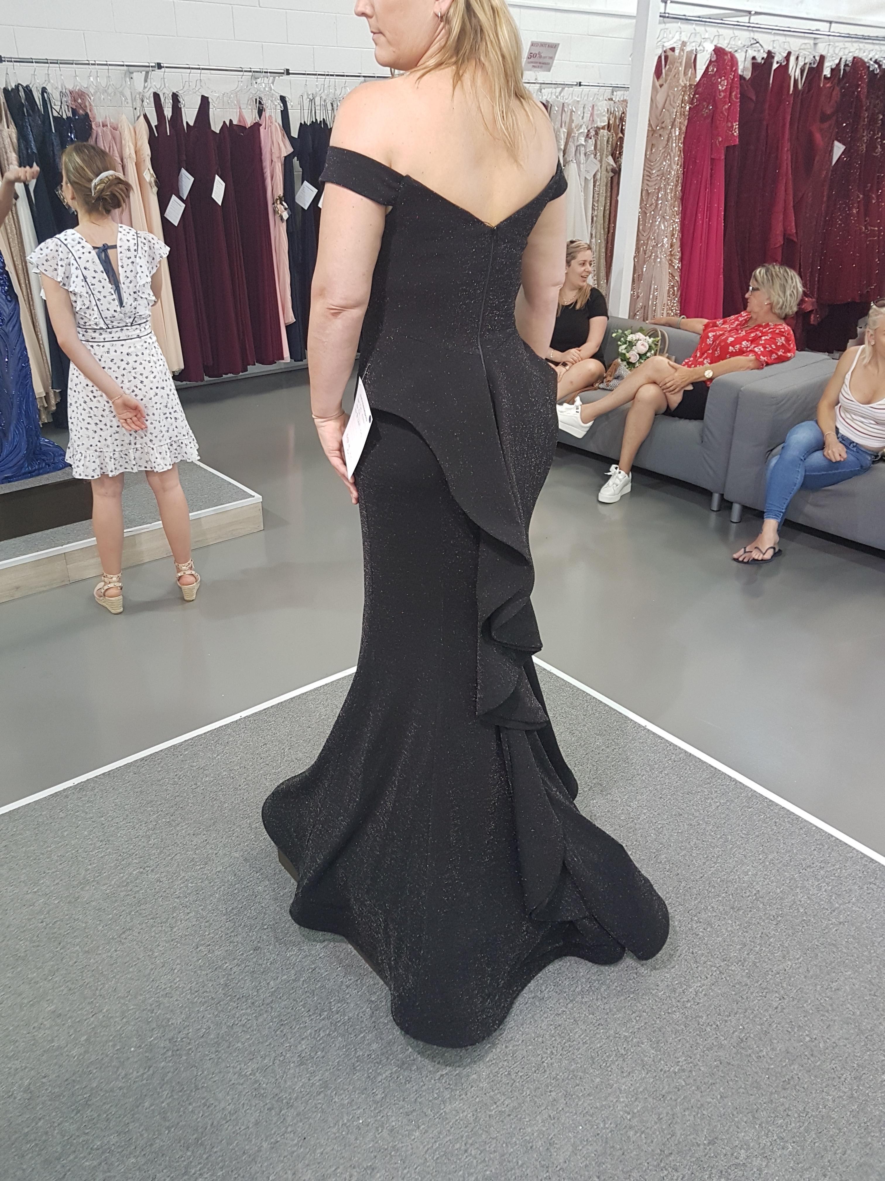 Bianca & bridgett Black ball gown size 12 - Image 3