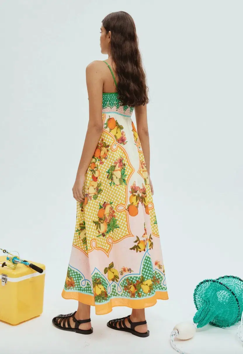 Alemais Lemonis Sundress Multi Size 16 - Image 3