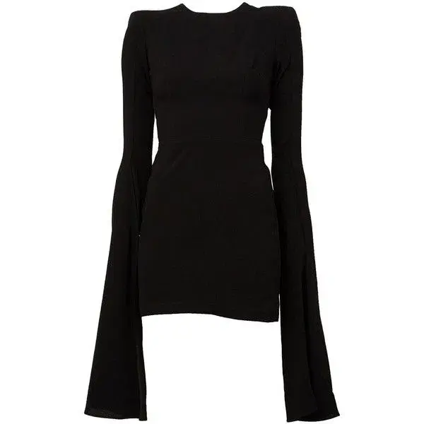 Alex Perry Jade Dress Black Size 8 for rent on The Volte - main image