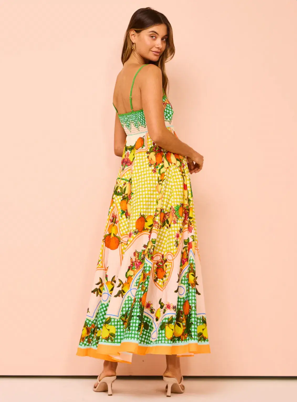 Alemais Lemonis Sundress Print Size 10 - Image 3