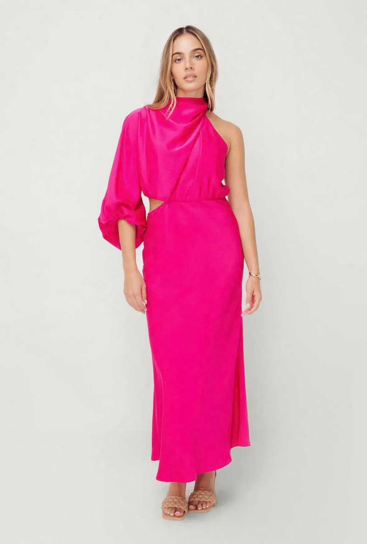 Sheike Olivia Maxi Dress Fuchsia Size 10 - Image 1