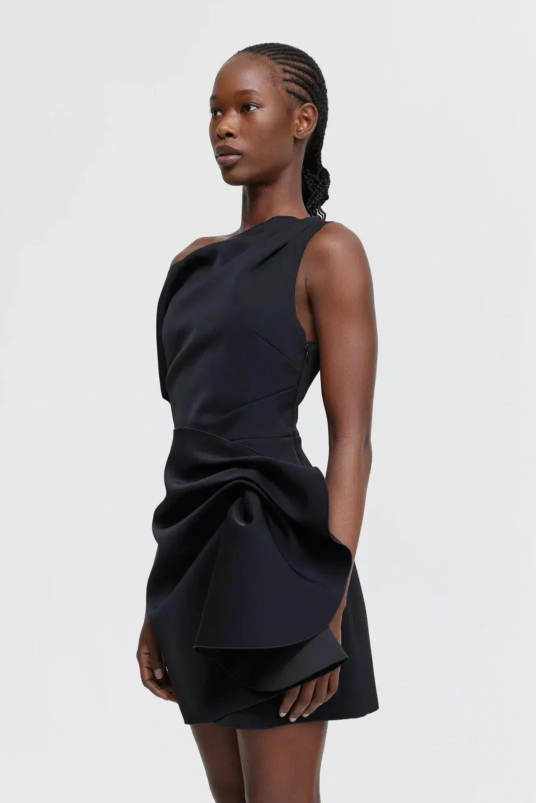 Acler Eddington Mini Dress Black Size 8 - Image 4