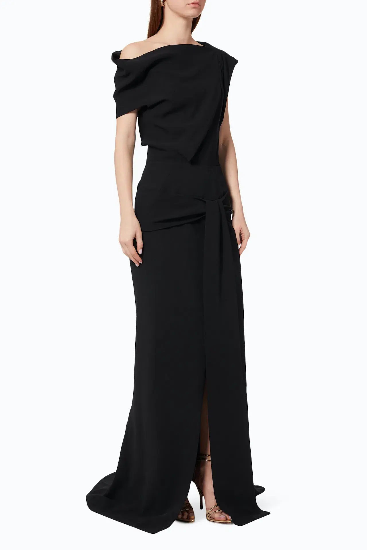 Maticevski Pleasure Knot Gown Black Size 6 - Image 2