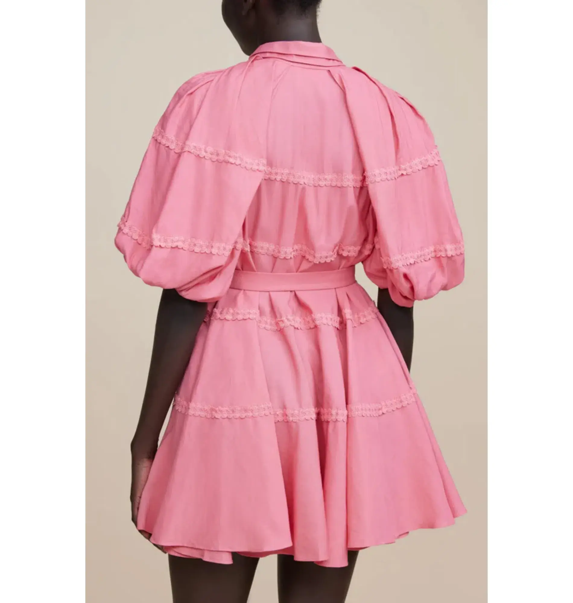 Acler Bowdon Dress Dusty Rose in Size AU 10 - Image 4
