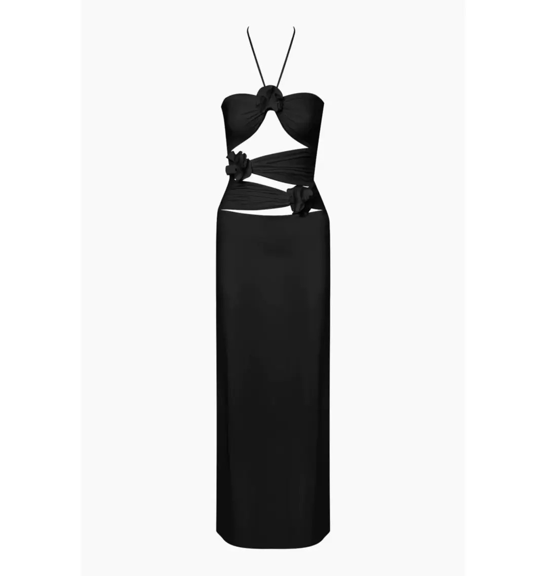 Maygel Coronel Veranera Dress Black Size AU 10 for rent on The Volte - main image