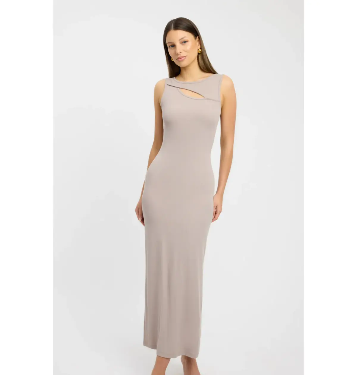 Kookaï Zara Maxi Dress Ash Grey Size AU 34 / AU 6  - Image 2