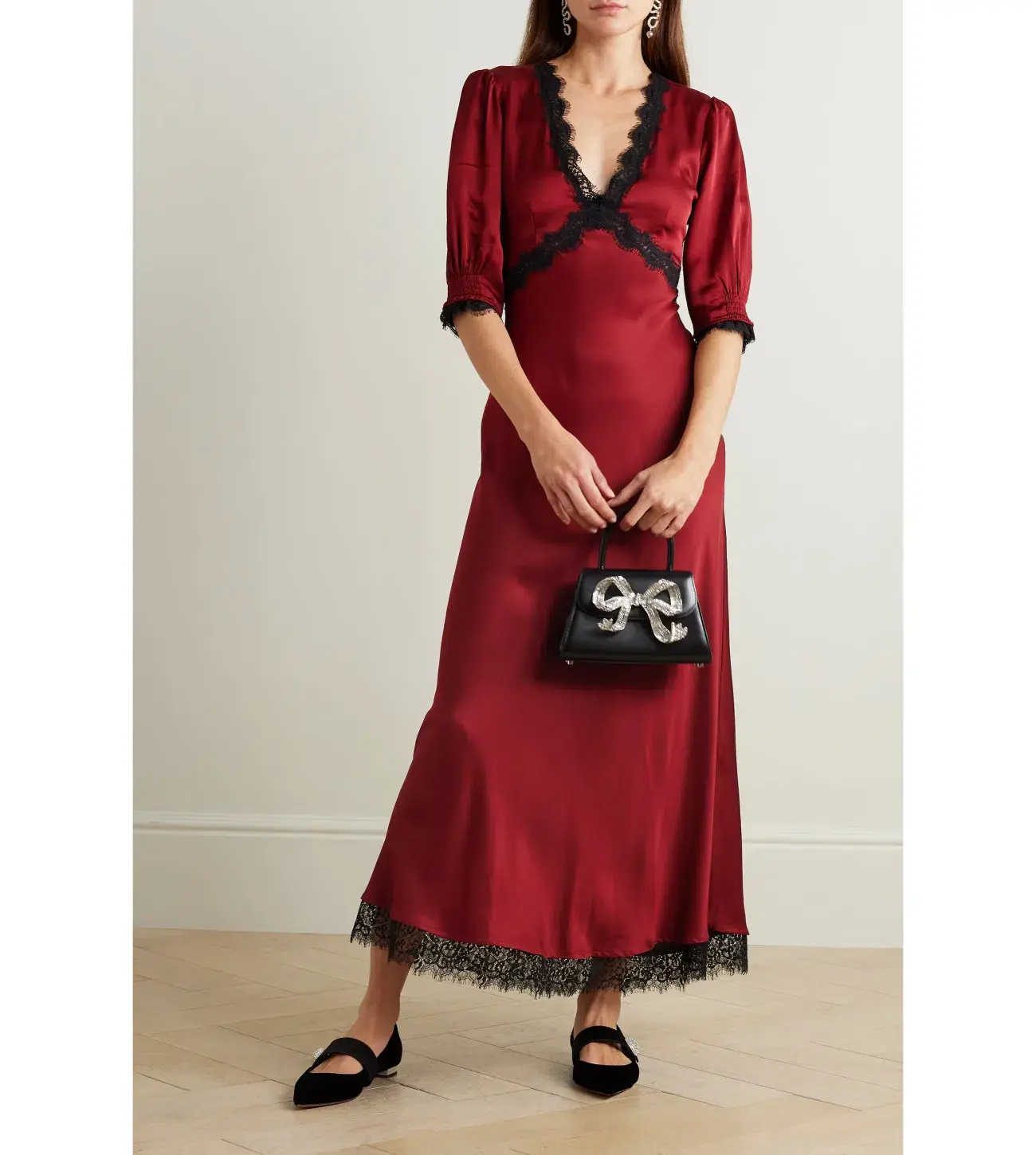 Rixo Gabrielle Open-Back Dress in Red Size AU 20 - Image 1