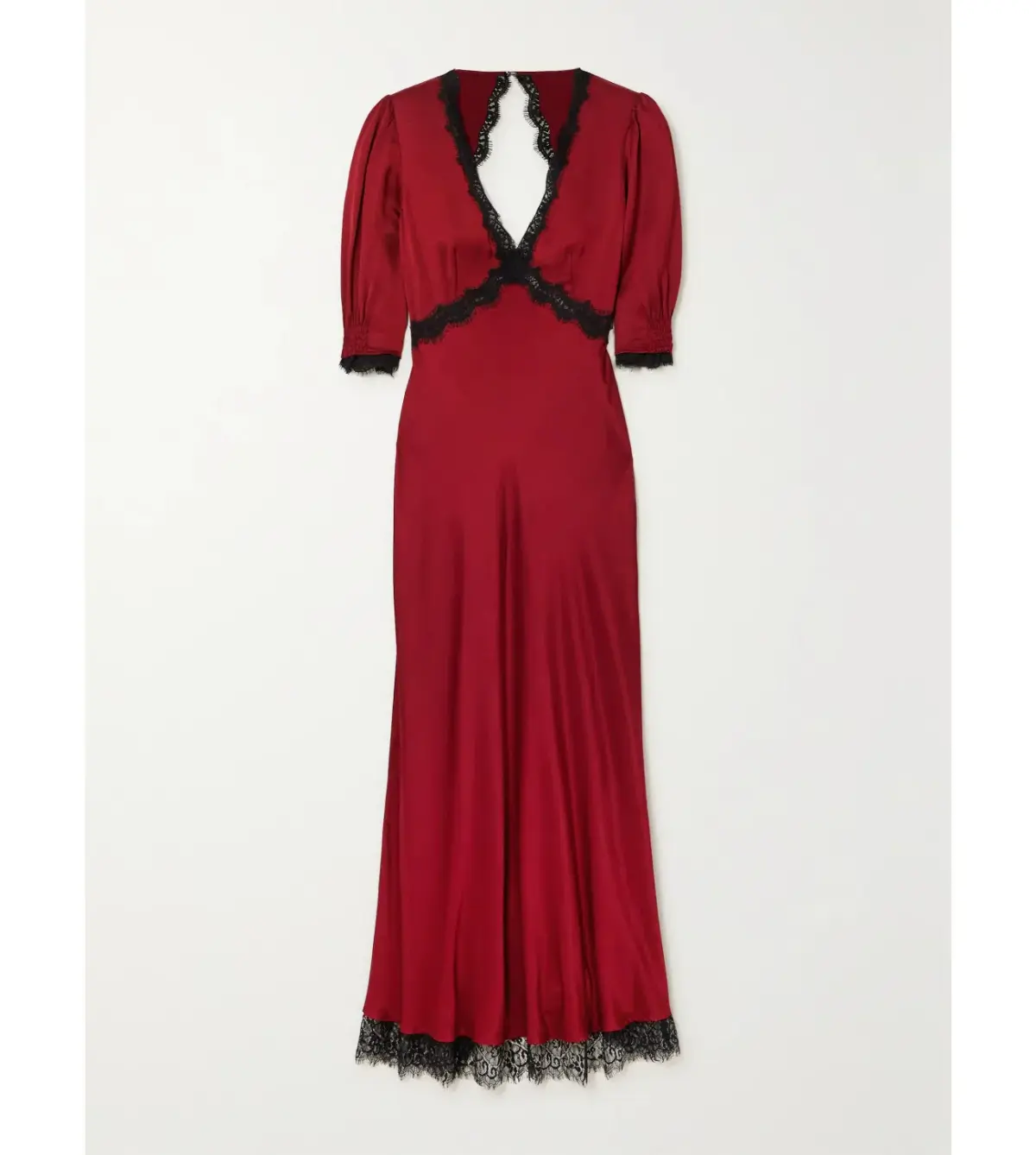 Rixo Gabrielle Open-Back Dress in Red Size AU 20 - Image 4