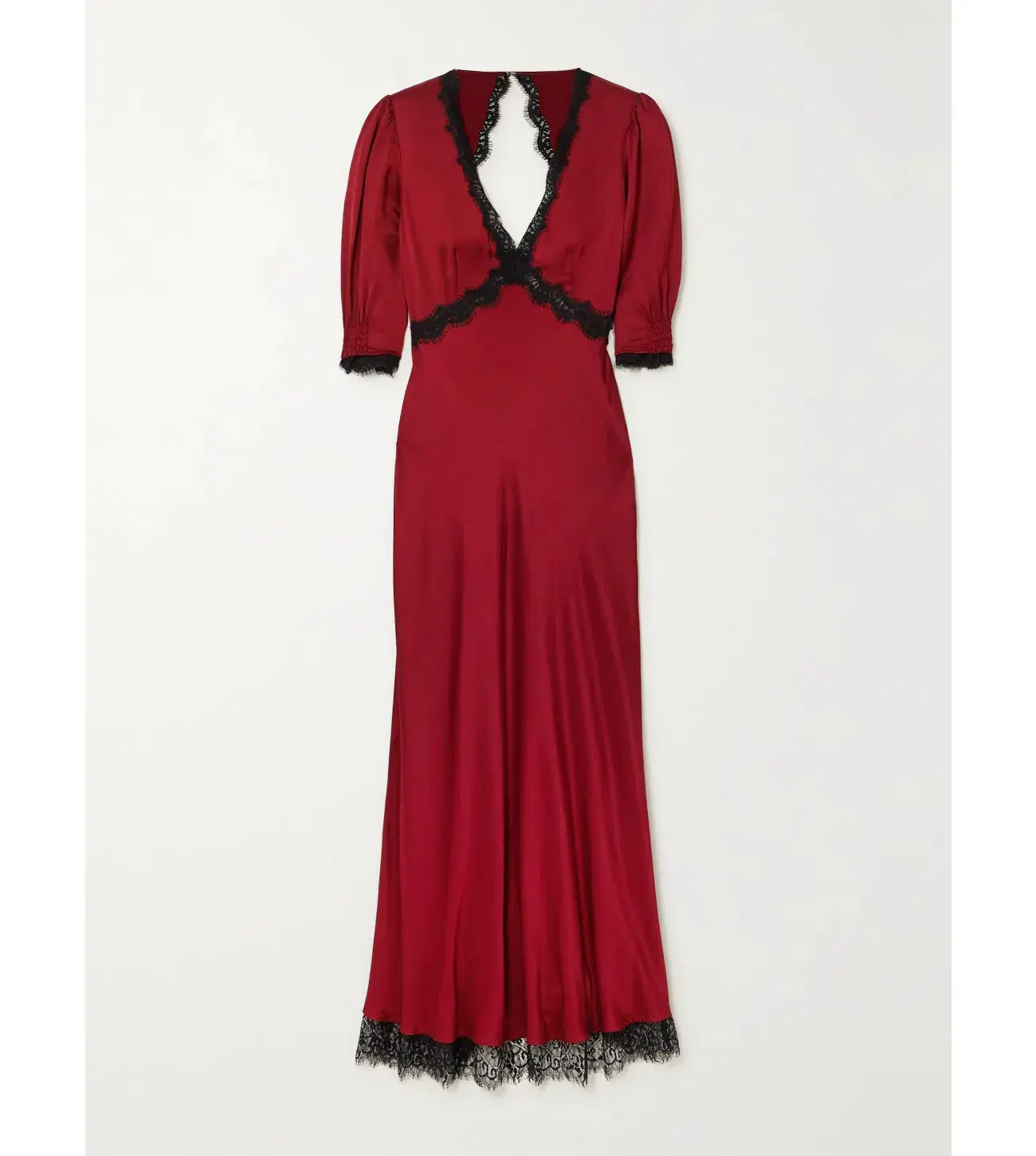 Rixo Gabrielle Open-Back Dress in Red Size AU 20 - Image 4