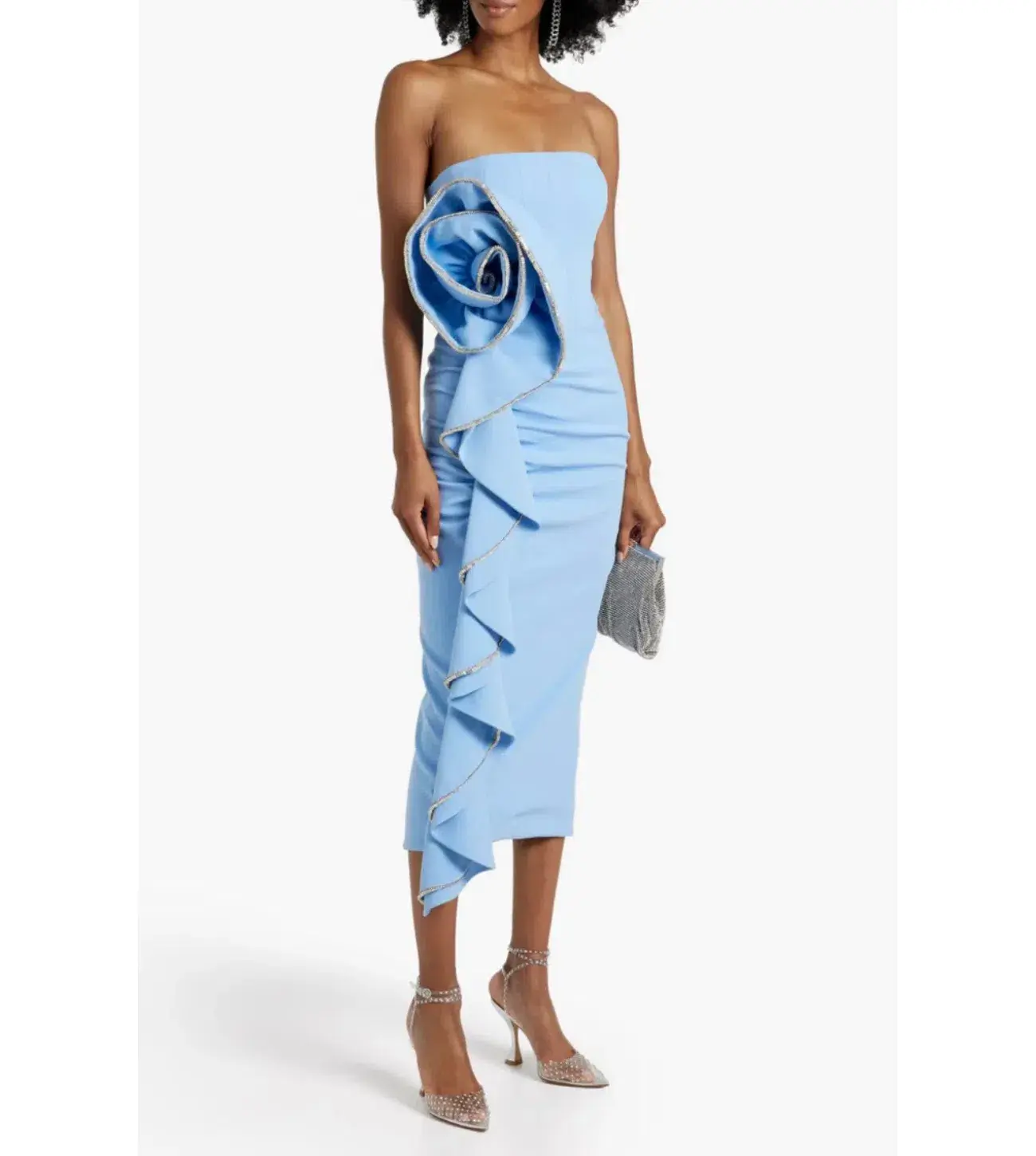 Rachel Gilbert Santiago Dress Sky Blue Size AU 10 - Image 1