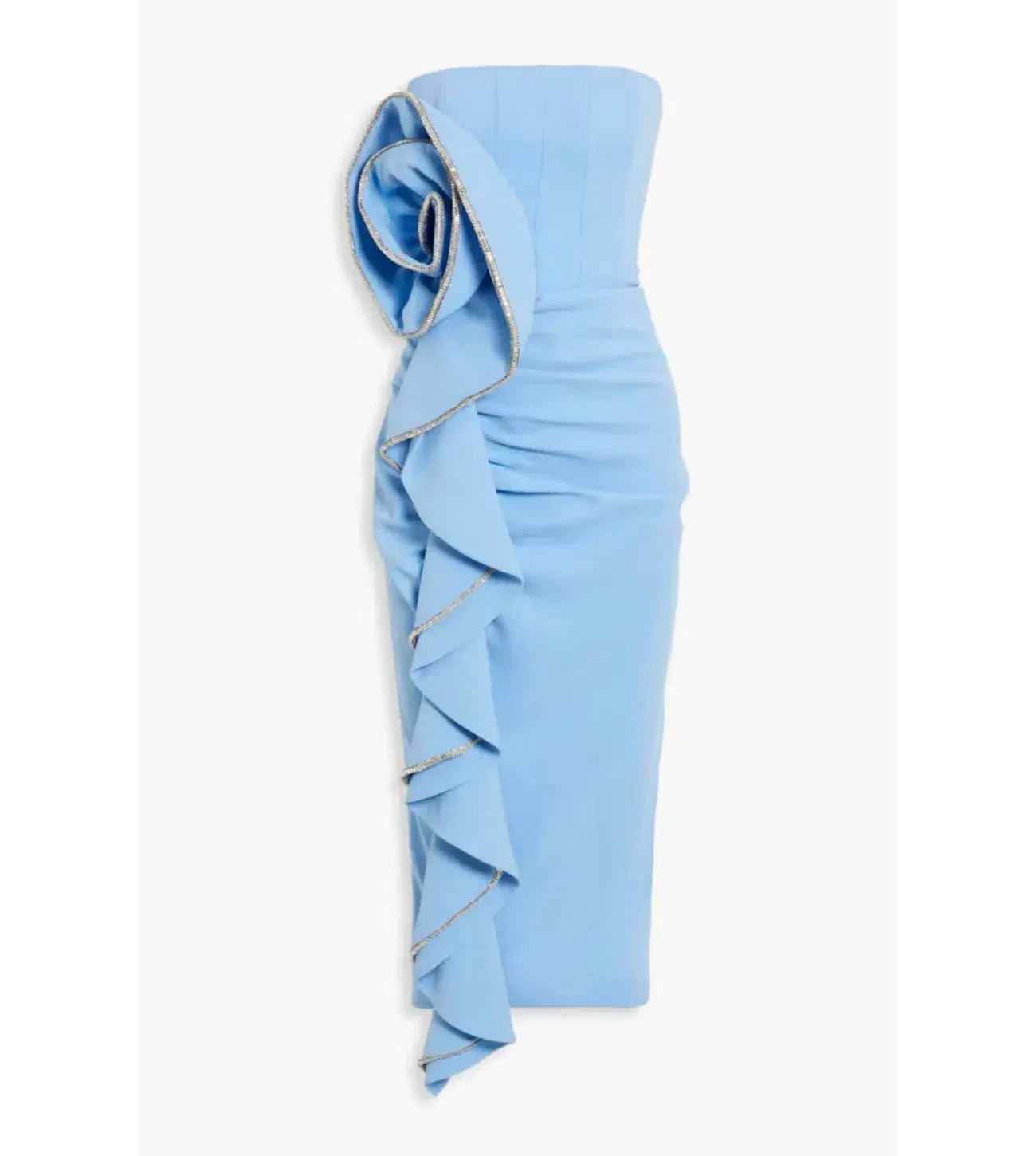 Rachel Gilbert Santiago Dress Sky Blue Size AU 10 - Image 3