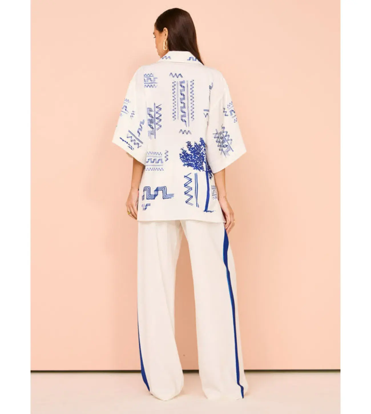 Camilla and Marc Cassia Shirt AU 8 and Pant AU 10 in Blue - Image 3