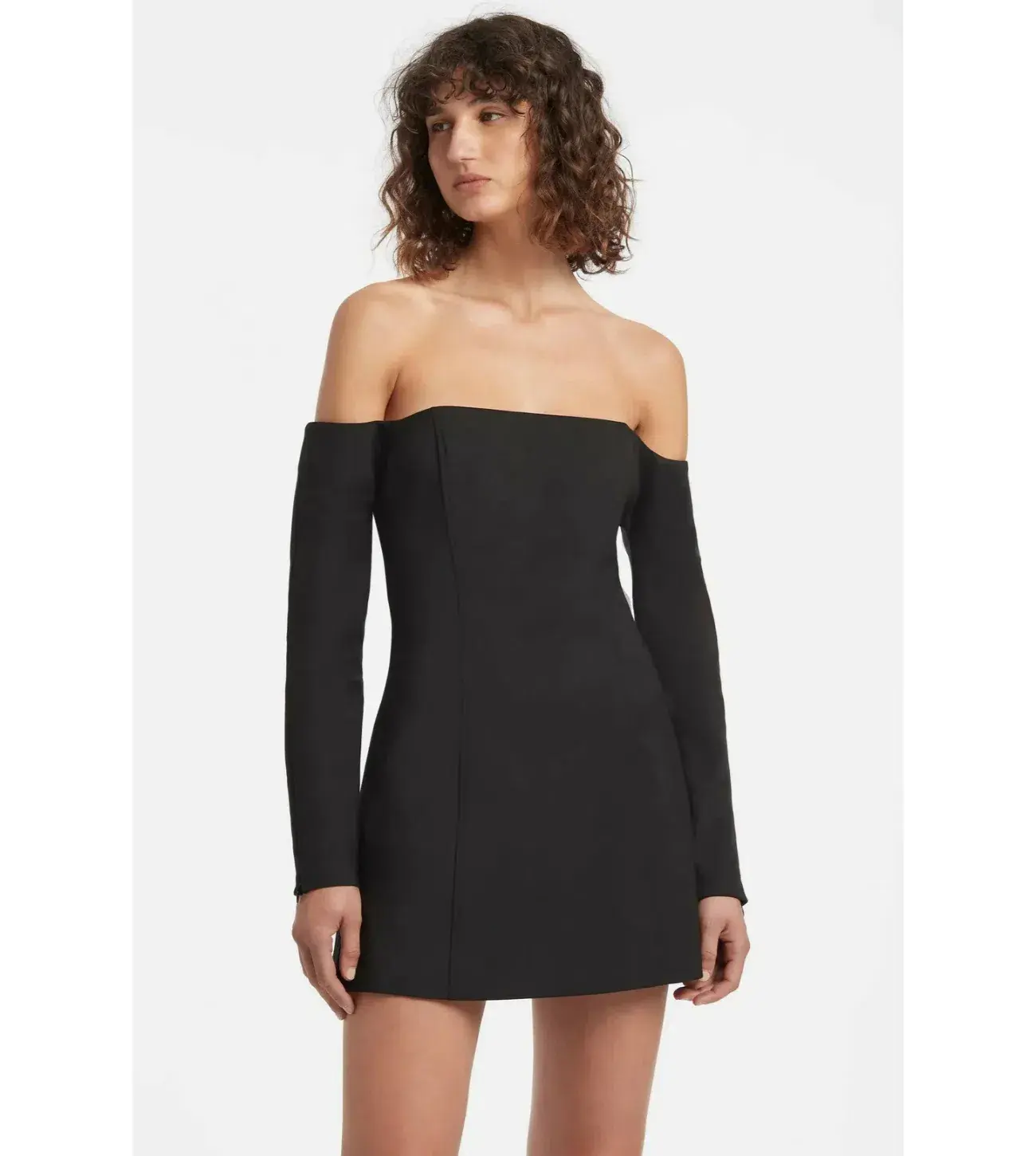 Sir The Label Alberta Sleeve Mini Dress In Black Size 3 / AU 12  - Image 2
