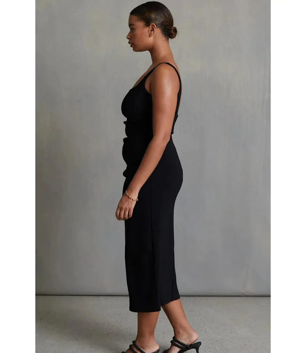 Bec & Bridge Be Mine Square Neck Dress Black Size AU 6 - Image 2