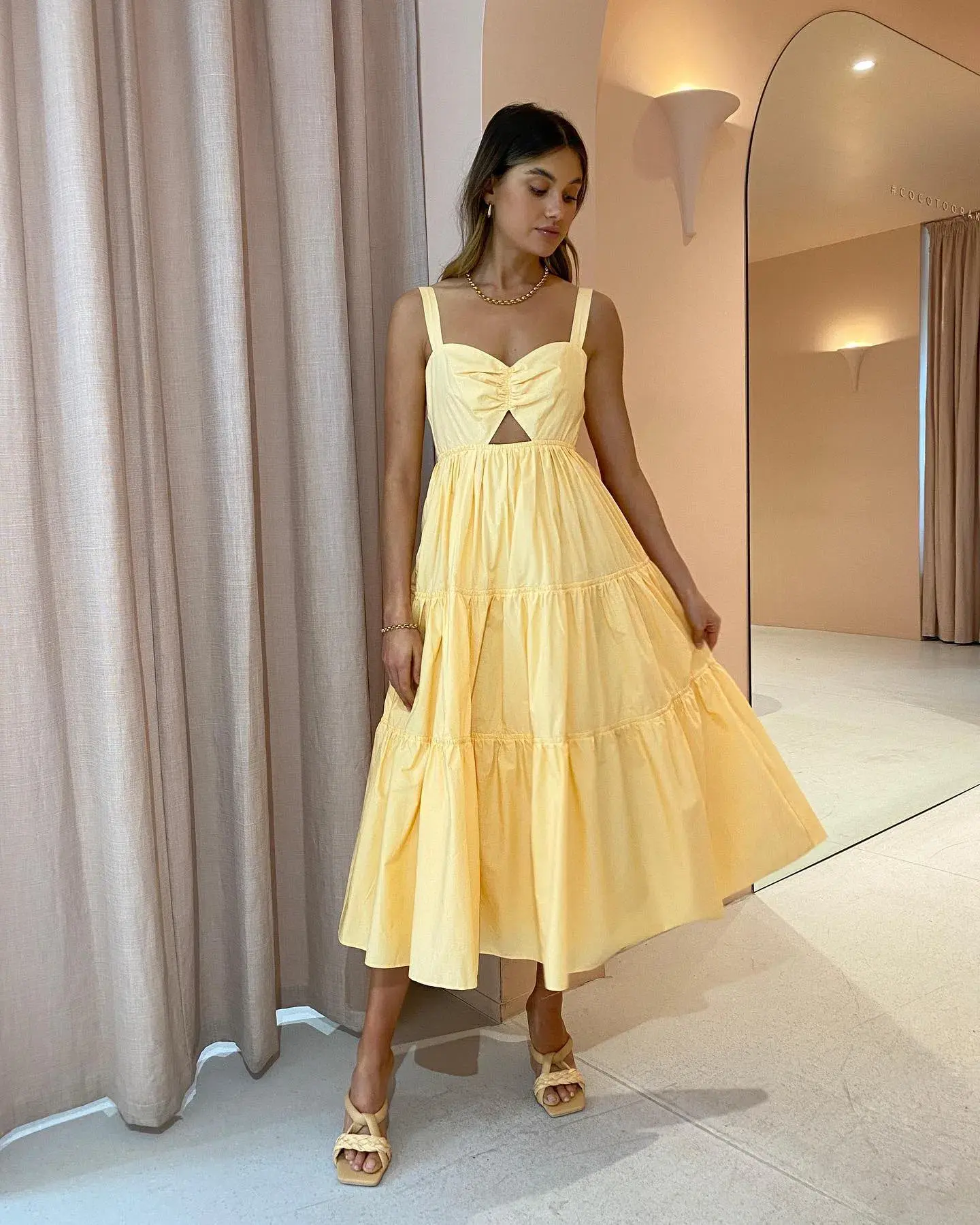 Steele Sorelle Dress in Daffodil Size XS / AU 8 - Image 1