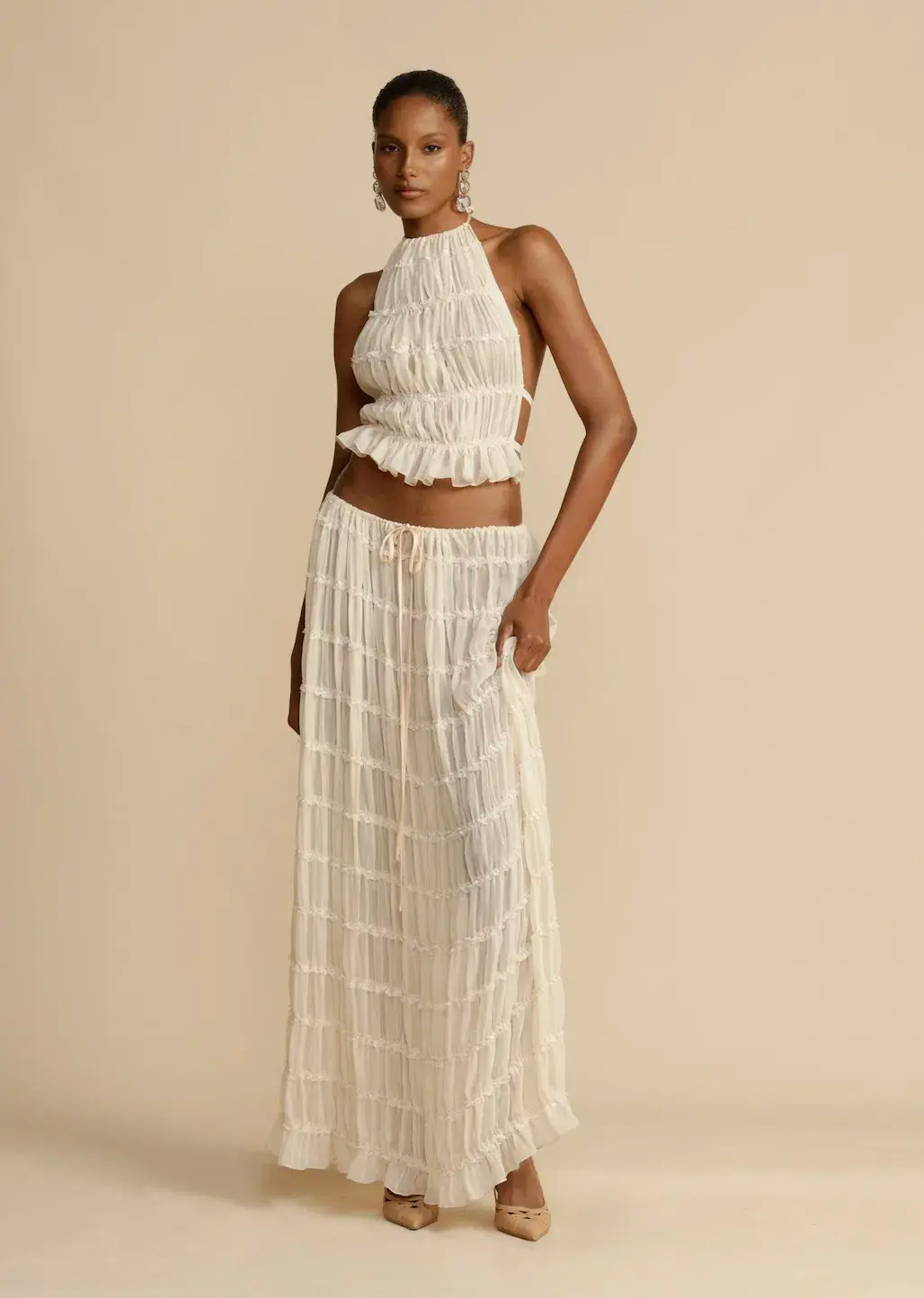 Arcina Ori Juliette Top and Skirt Cream Size S / AU 6-8 - Image 17
