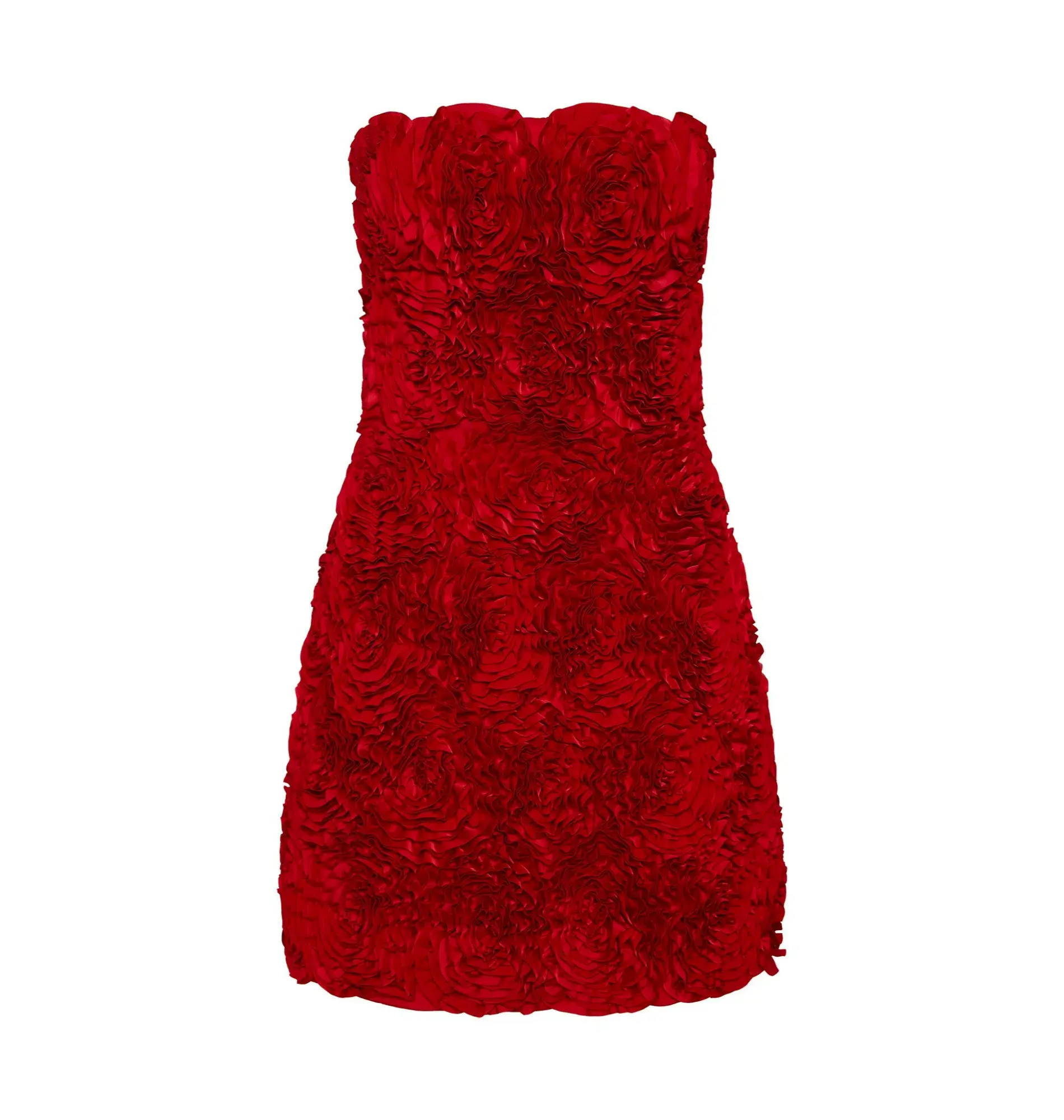 Aje Gazer Rosette Mini Dress Scarlet Red Size AU 4 - Image 5