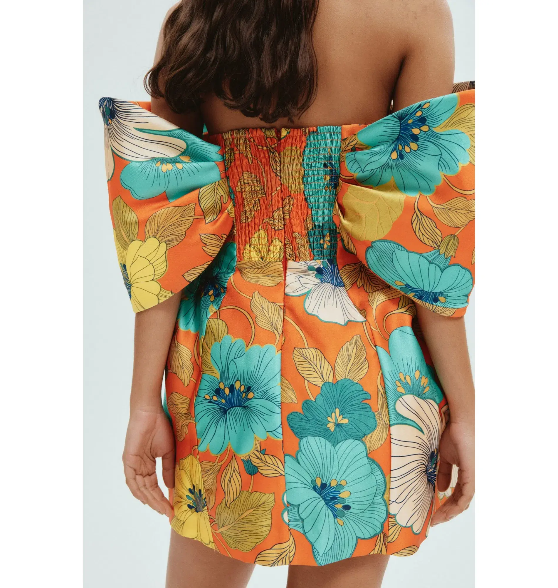Alemais Piato Sculpt Mini Dress in Floral Size AU 10 - Image 2