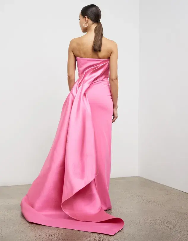 Solace London The Kinsley Gown Pink Size 6 - Image 2