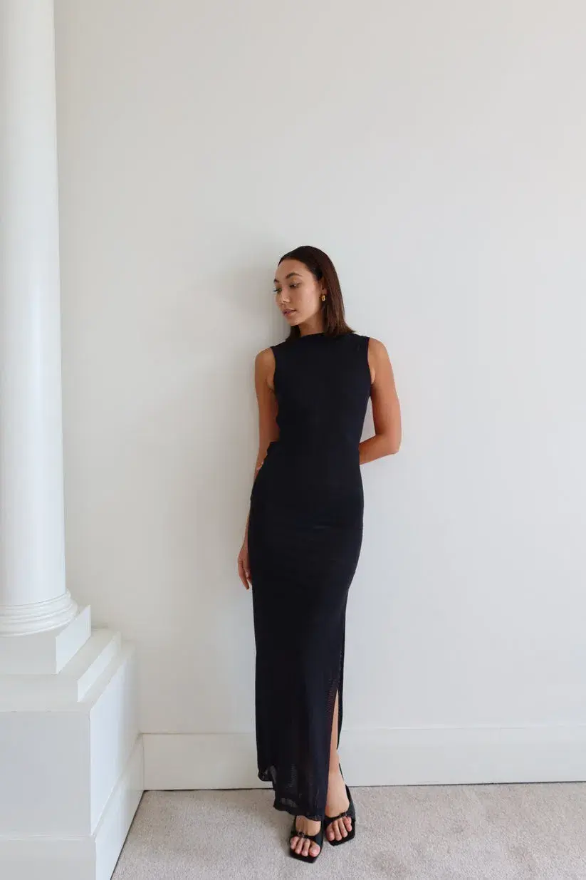 She is Olla Luelle Maxi Dress Black Size S / AU 8 - Image 1
