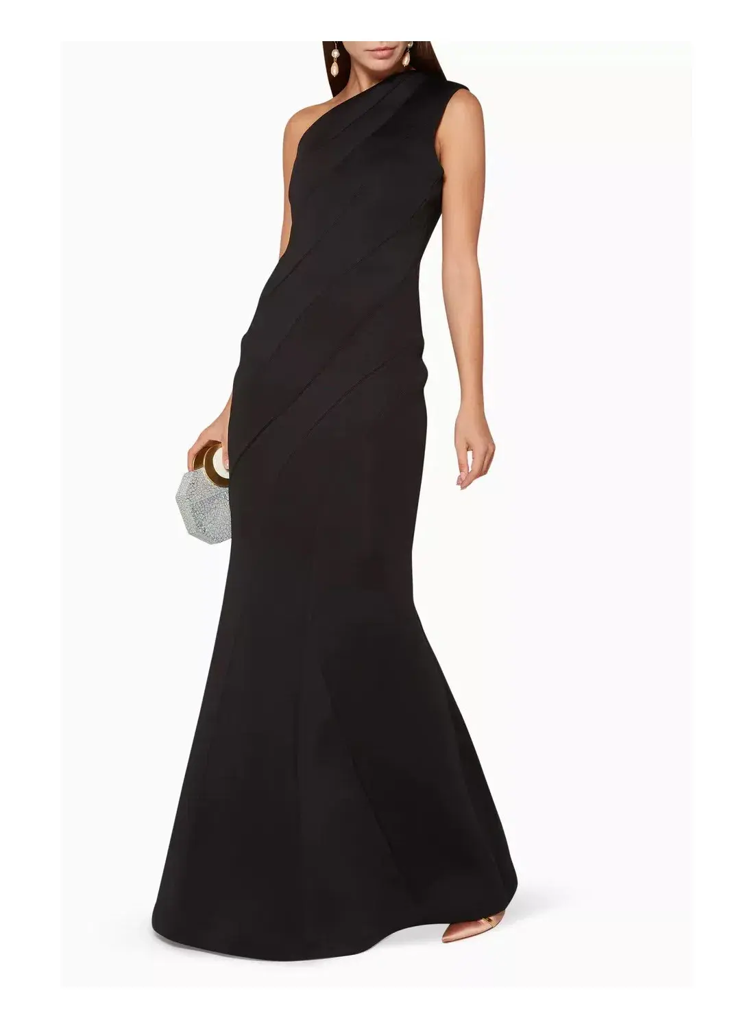 Rachel Gilbert Rumer Gown Black Size 6 - Image 1
