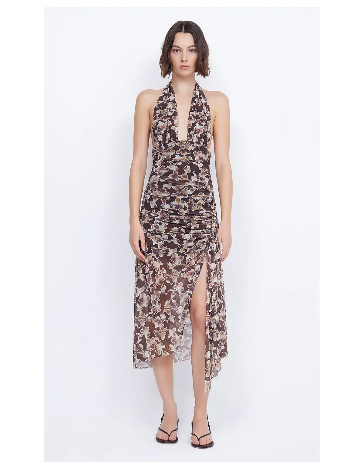 Bec & Bridge Herlani Midi Dress Floral Size AU 6 - Image 1