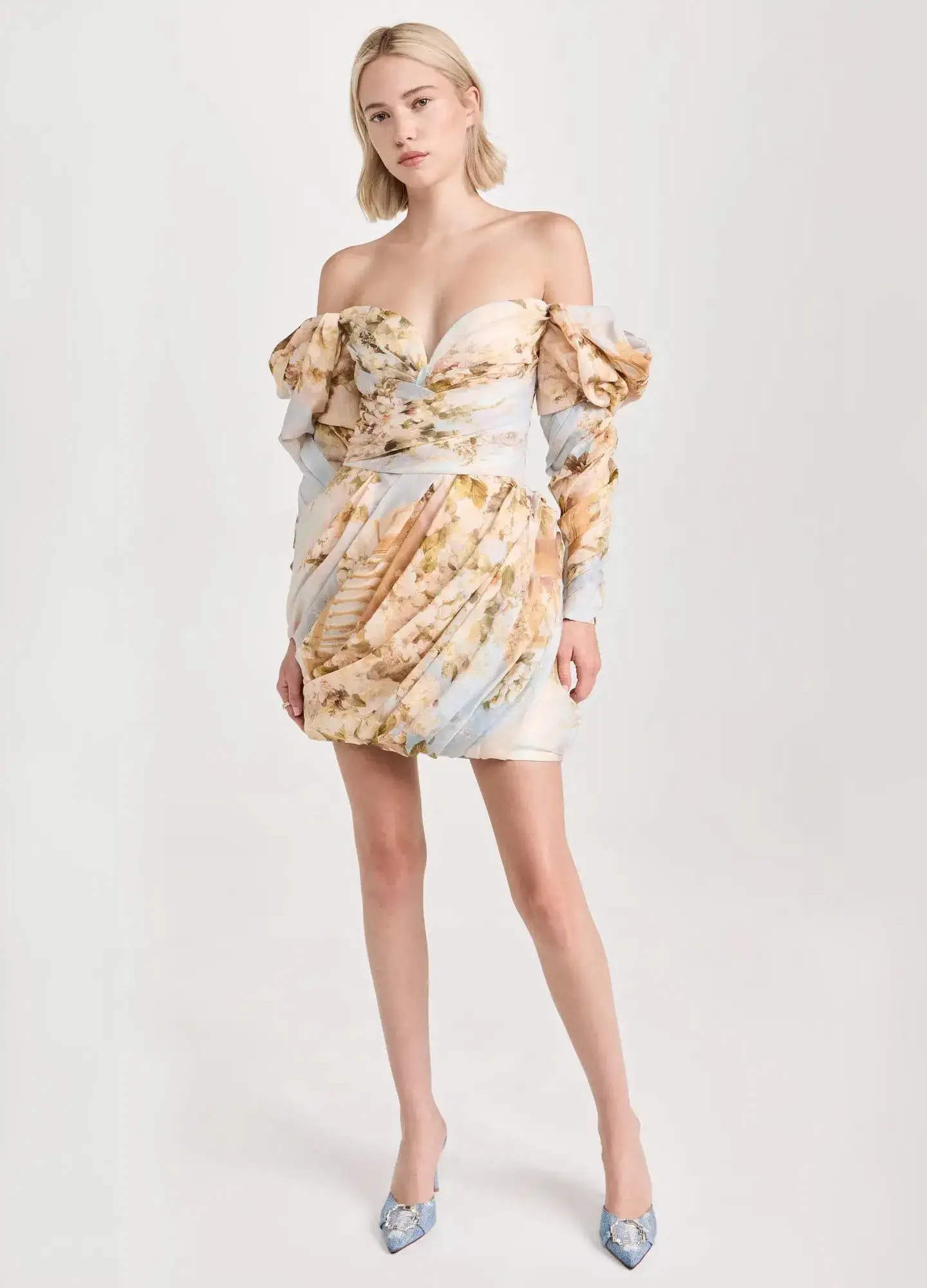 Zimmermann Luminosity Drape Dress Print Size 10 - Image 1
