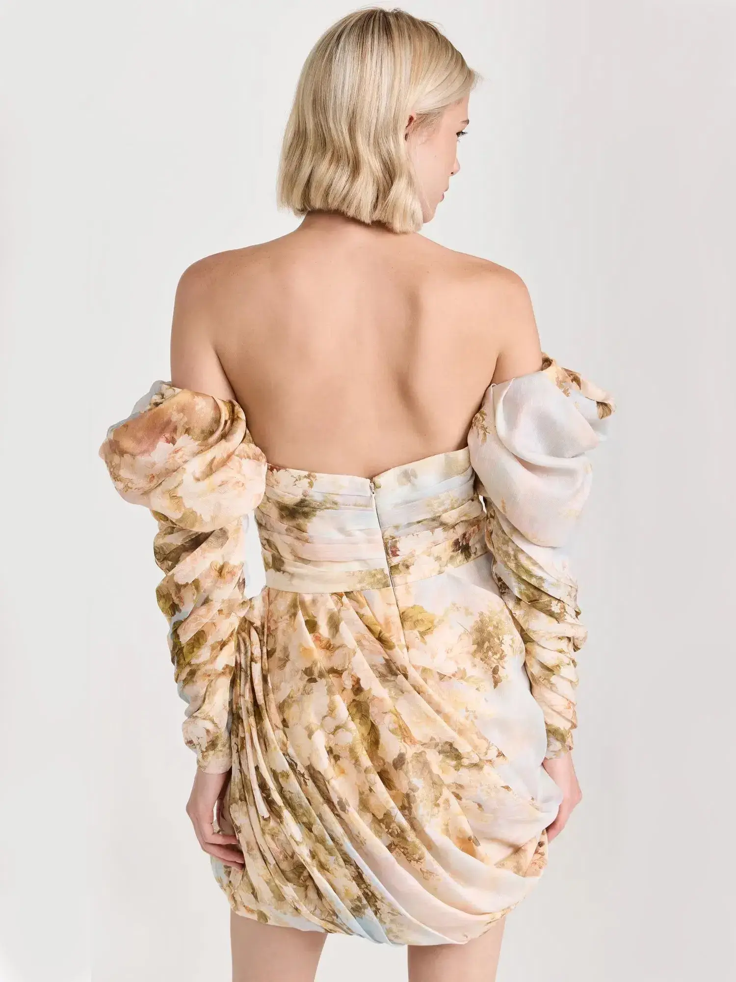 Zimmermann Luminosity Drape Dress Print Size 10 - Image 2