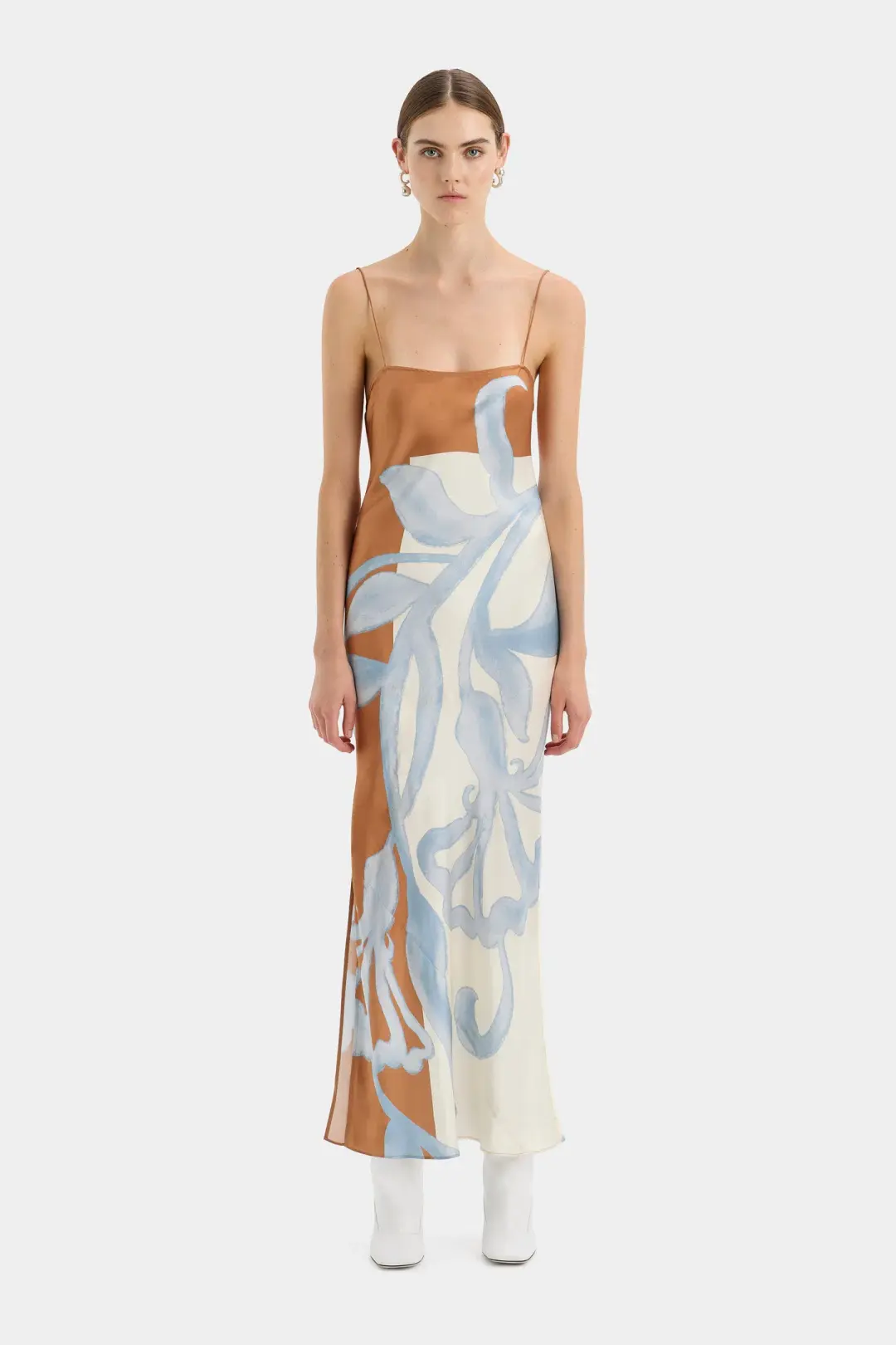 Sir the Label The Sorrento Slip Dress Sciarpa Print Size 1 / AU 8 for rent on The Volte - main image