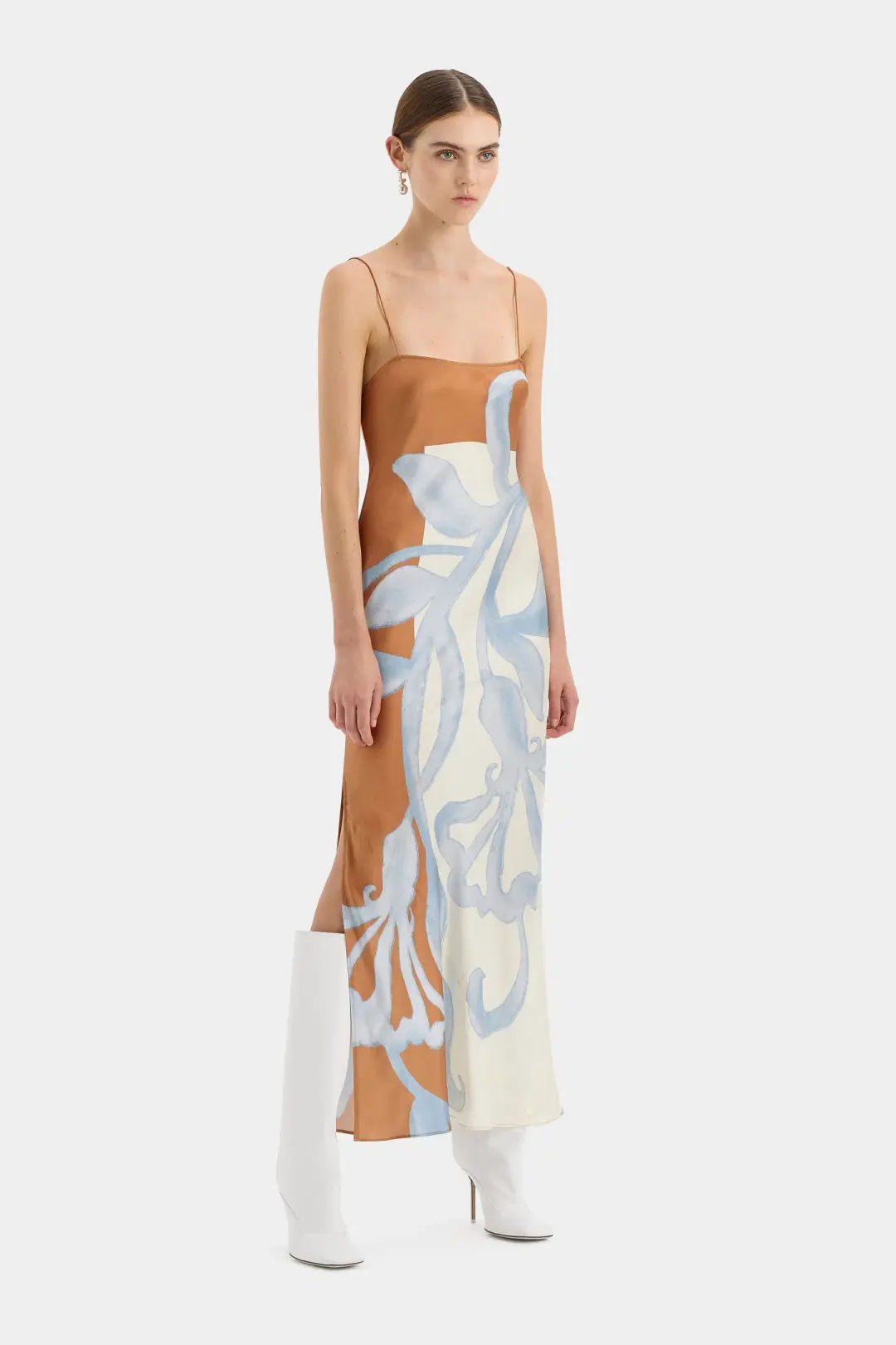 Sir the Label The Sorrento Slip Dress Sciarpa Print Size 1 / AU 8 for rent on The Volte - main image
