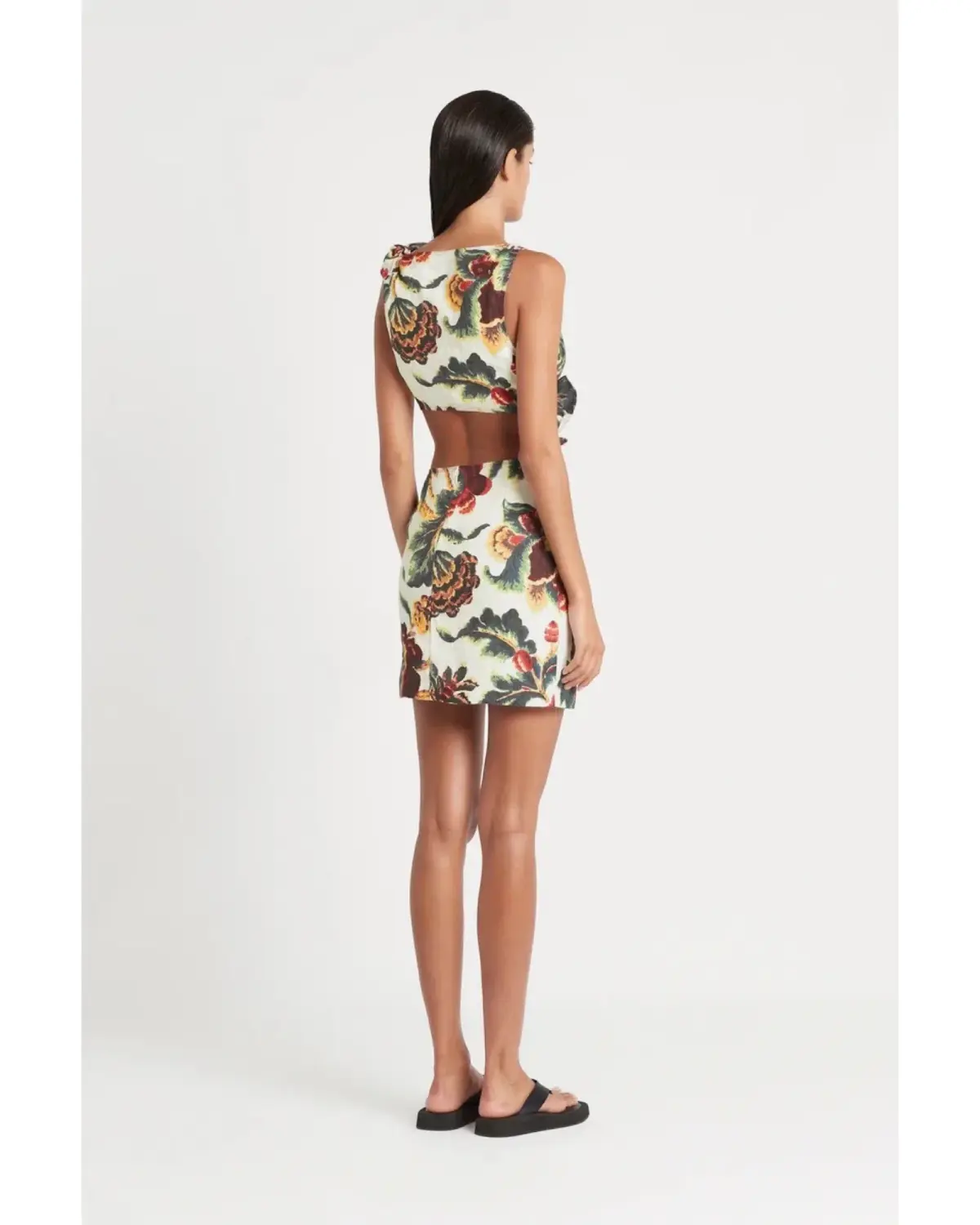 Sir the Label Ambroise Mini Dress Floral Size AU 10 - Image 2