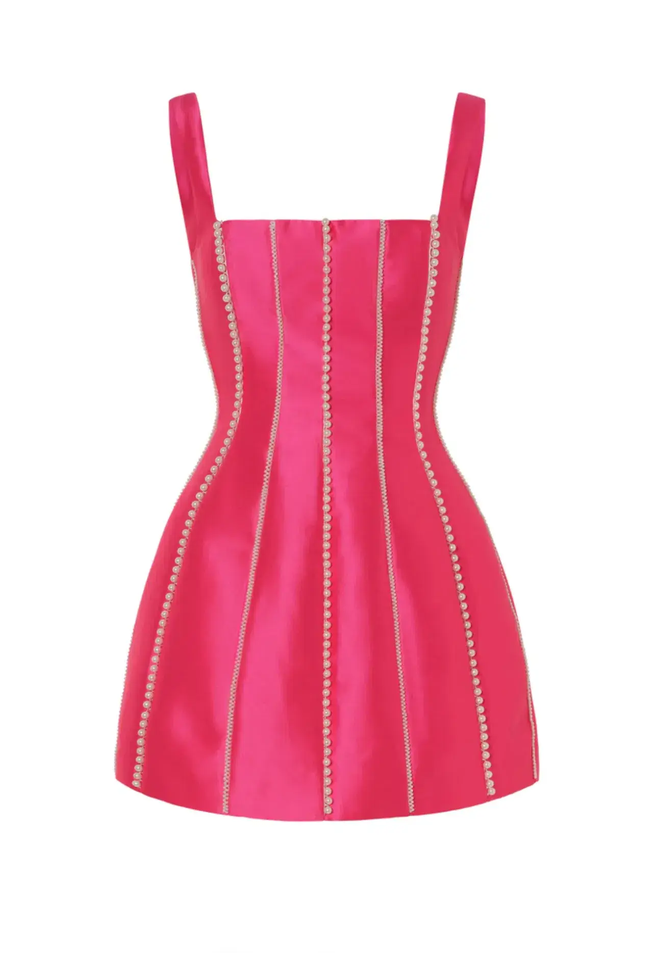Eliya the label Tahiti Mini Dress Magenta Pink Size 10  - Image 5