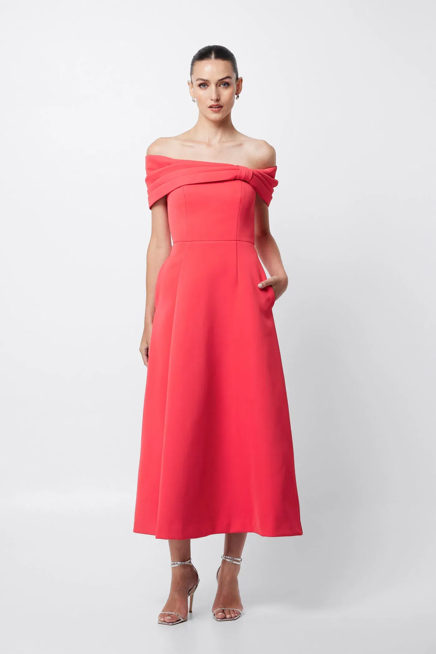 Mossman Wistful Maxi Dress in Watermelon Size 10 - Image 2