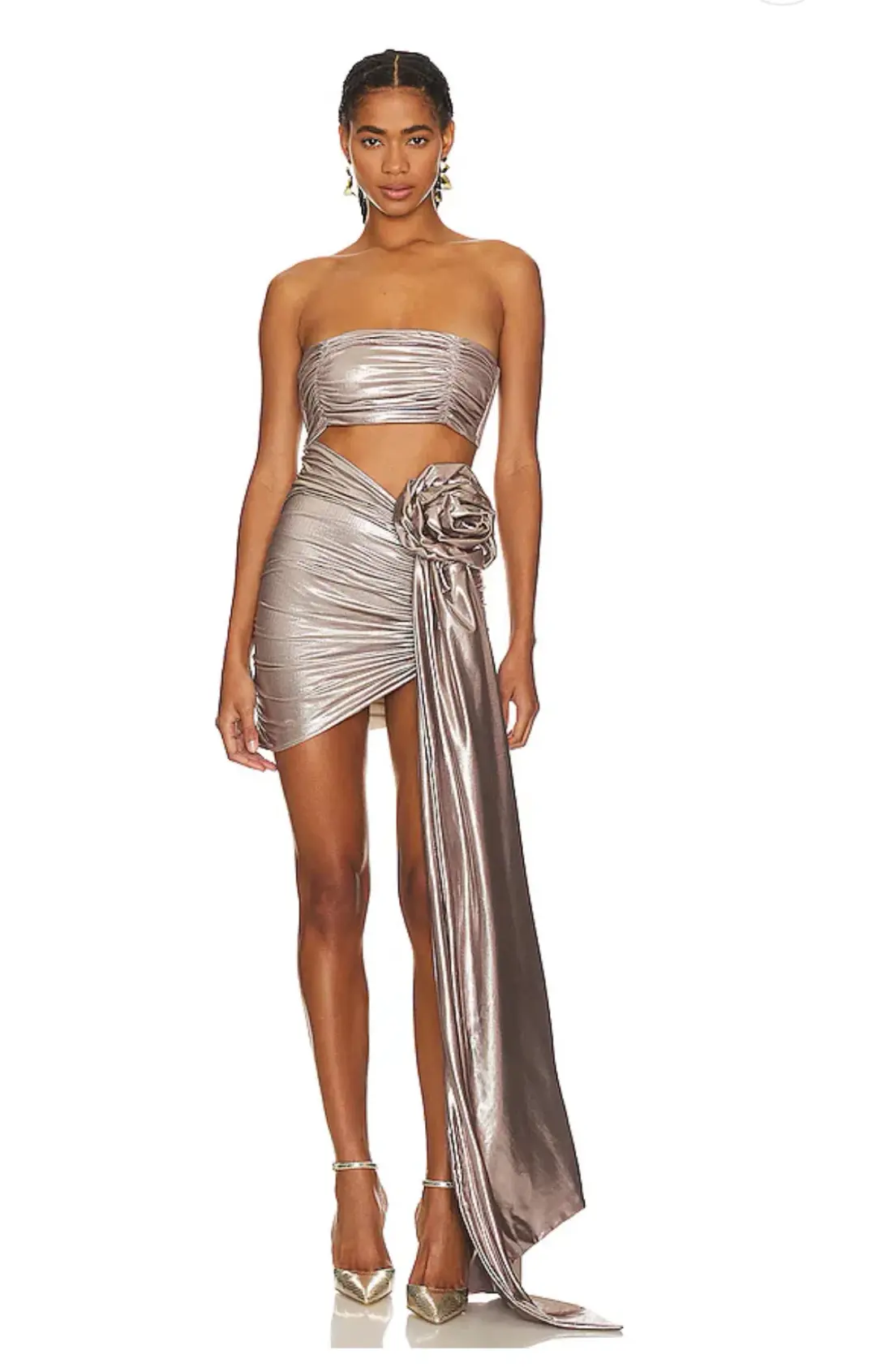 Mia Mini Dress in Copper Bahia Maria for rent on The Volte - main image