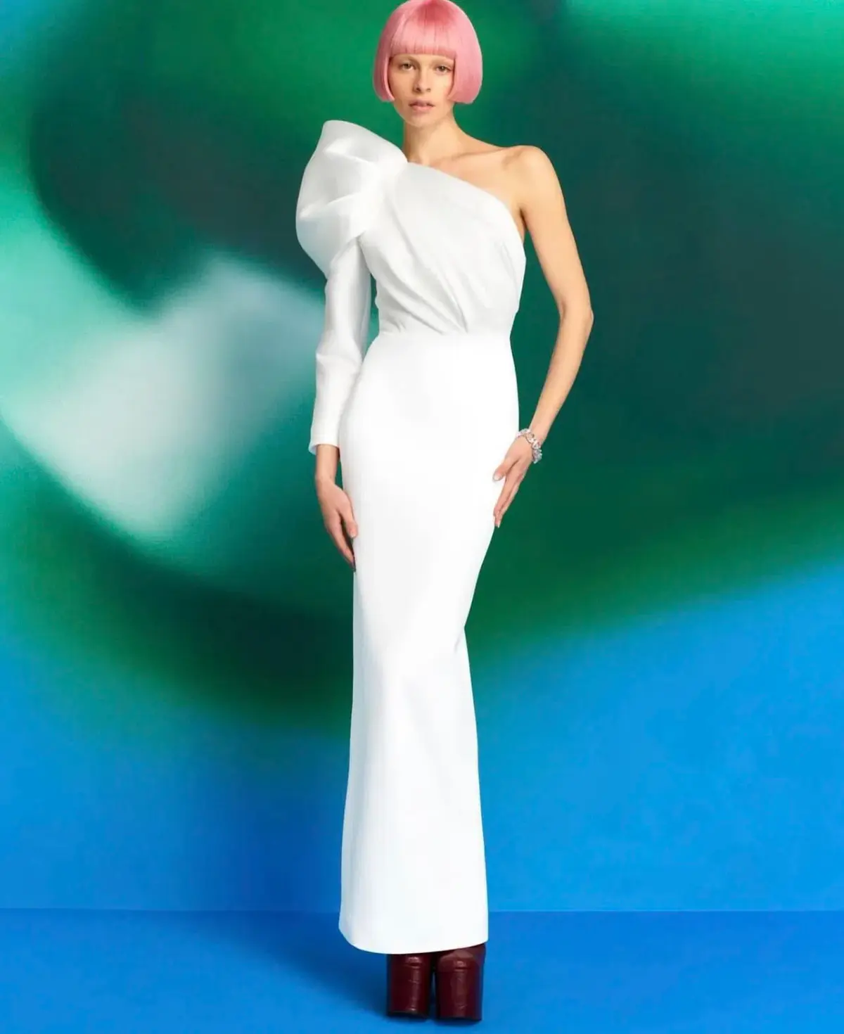 Solace London Lexi Maxi Dress Cream Size 8 - Image 1